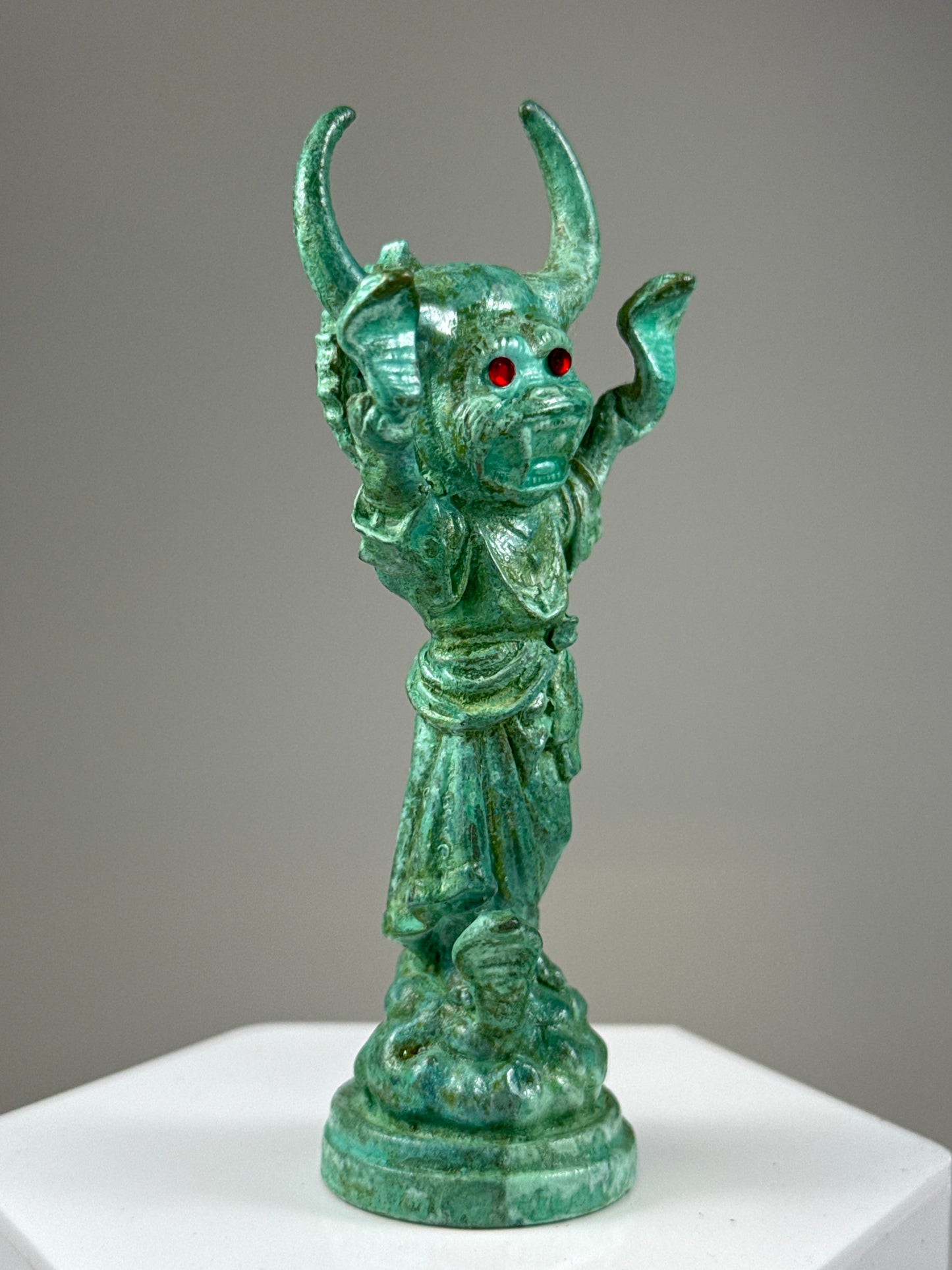 Snake Handler: Copper Plated Green