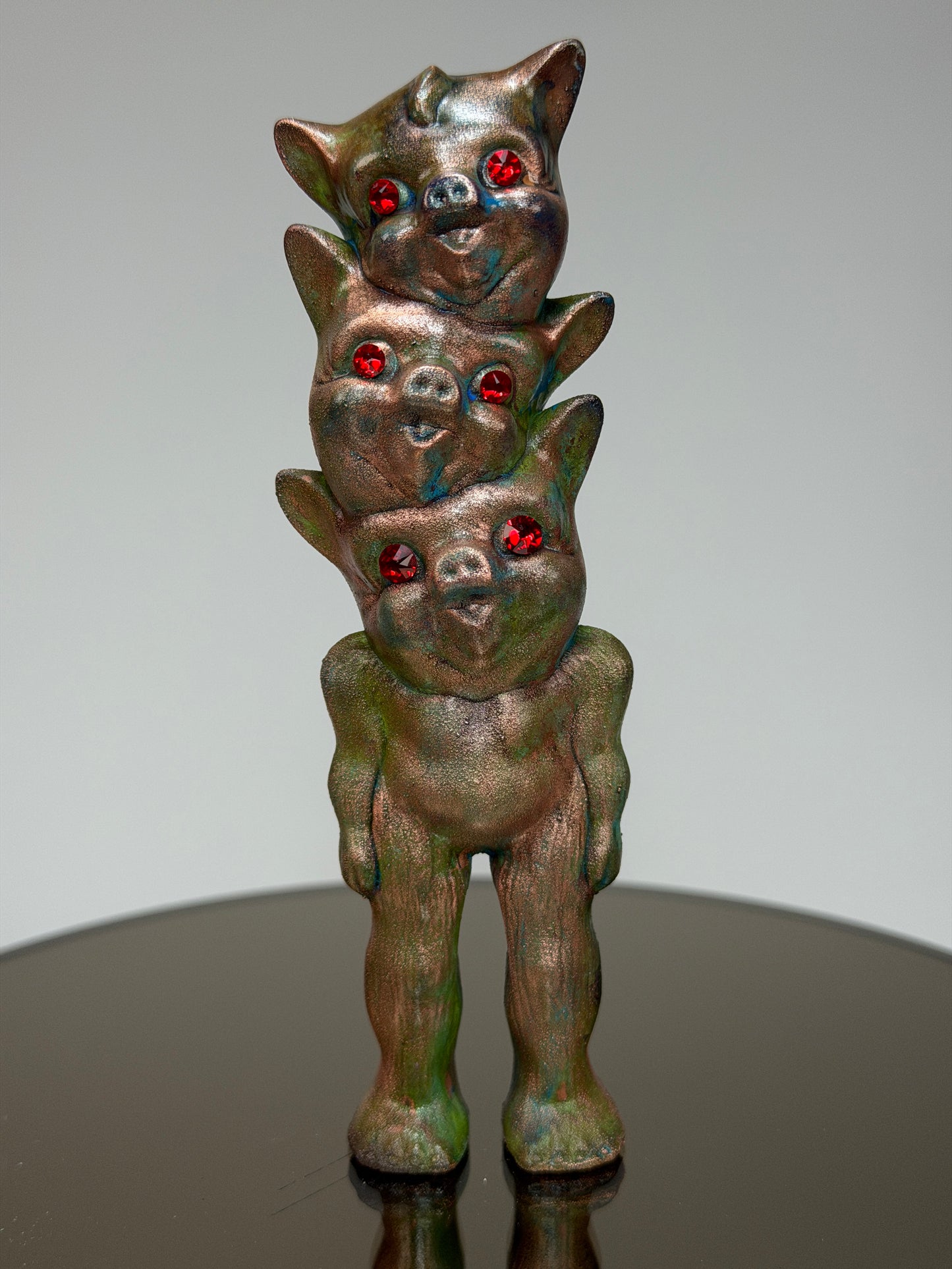 Three Pile Pig: Copper Plated Stack