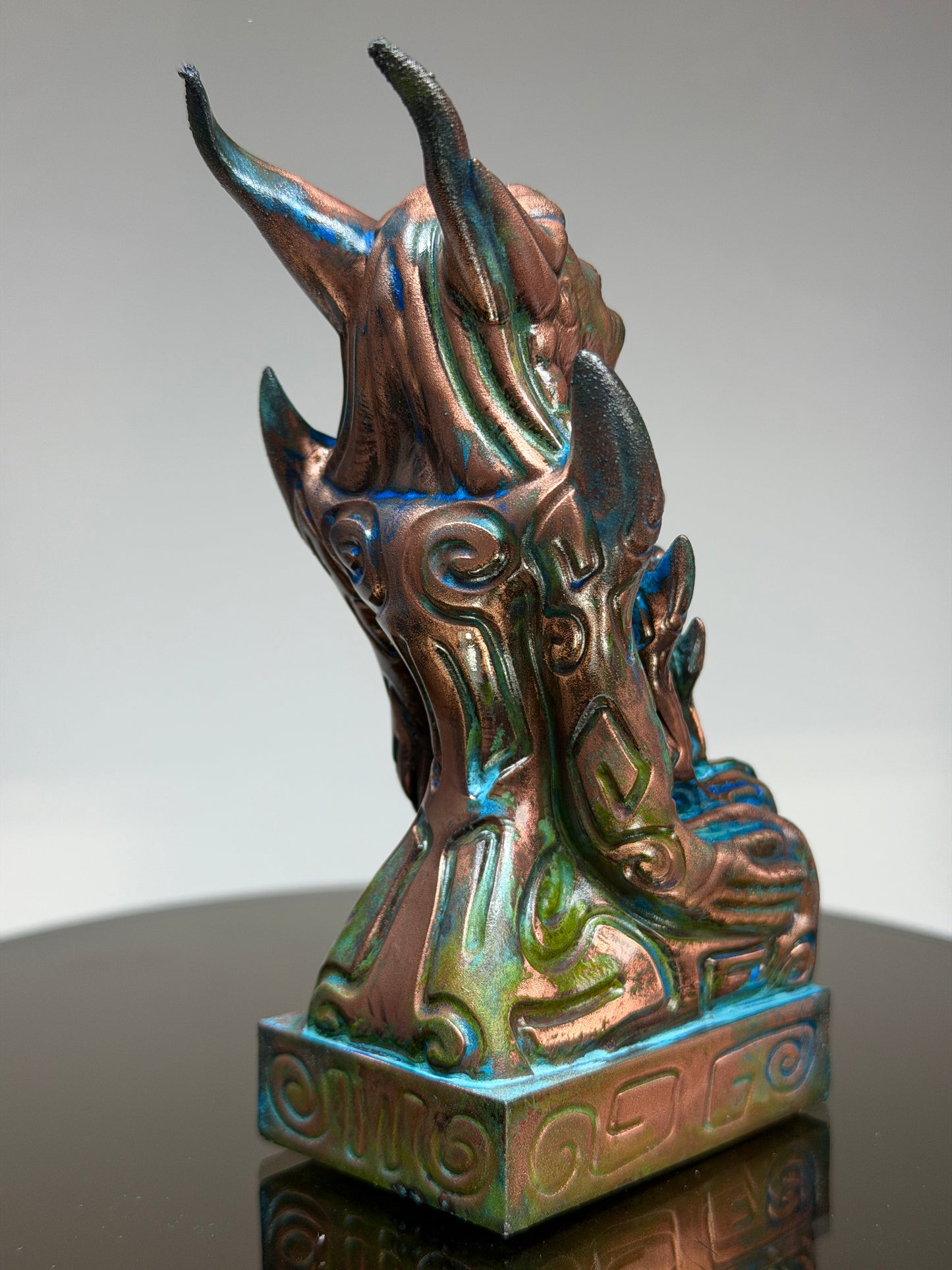 Egyptian Cosmonaut Apes: Copper Plated Stack