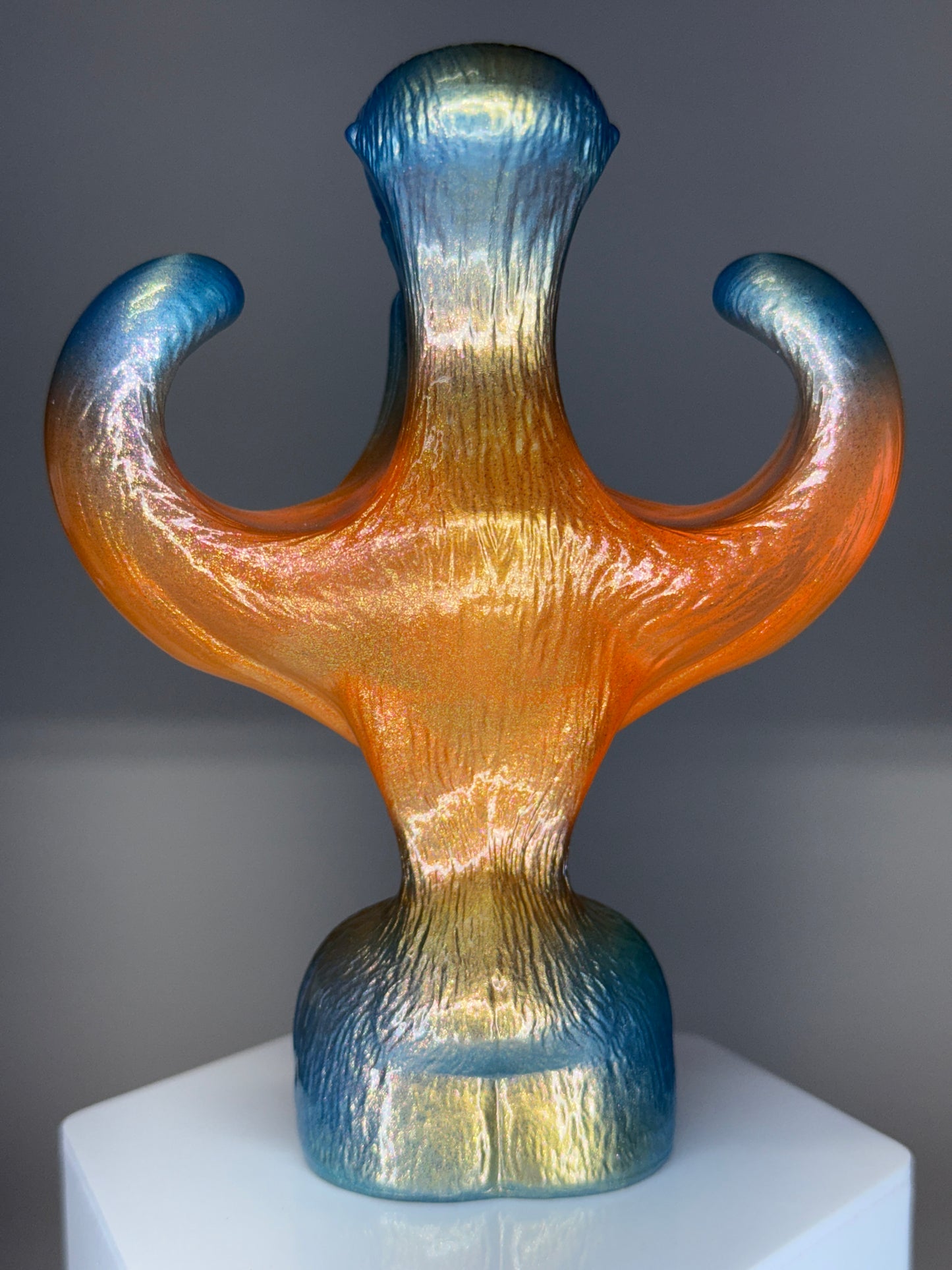 Breaking Wave Ape: Translucent Orange/Pearlescent Blue/Gold