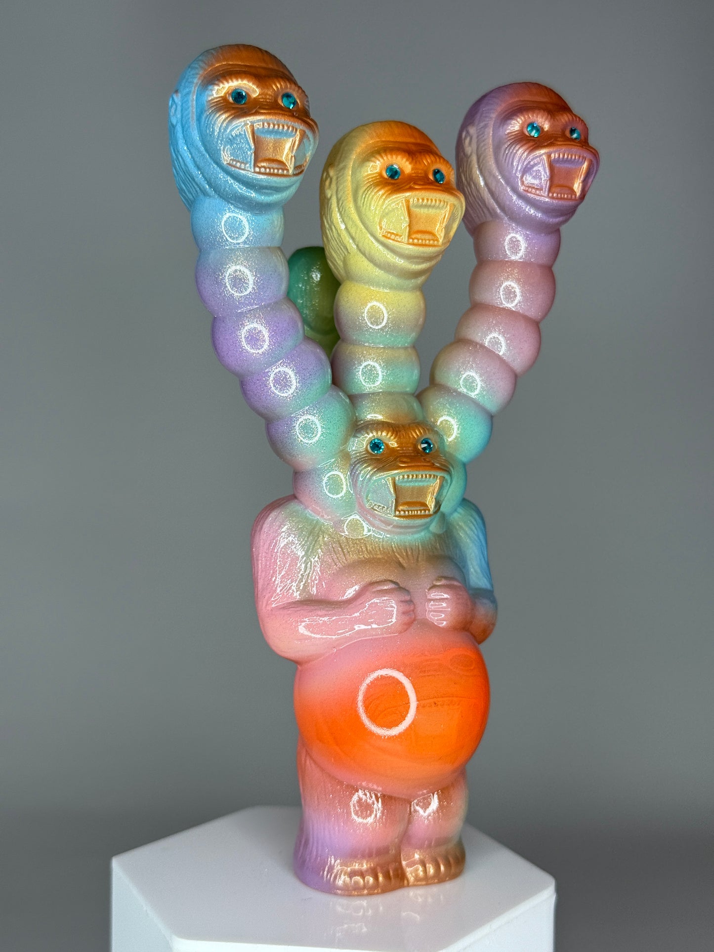 Sidewinder Ape: Pastel with Orange