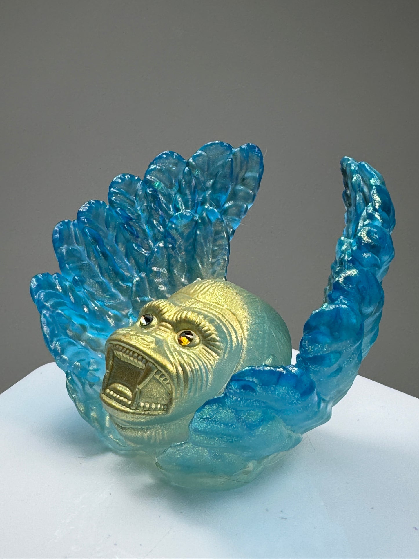 Cherub Ape: Blue and Gold