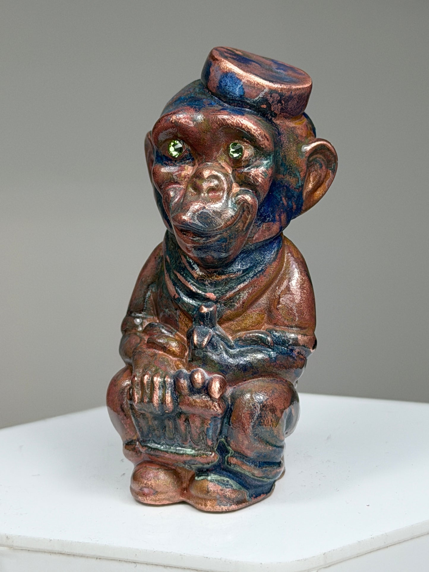 Monkey with Bananas: Copper Plated Fruit Day