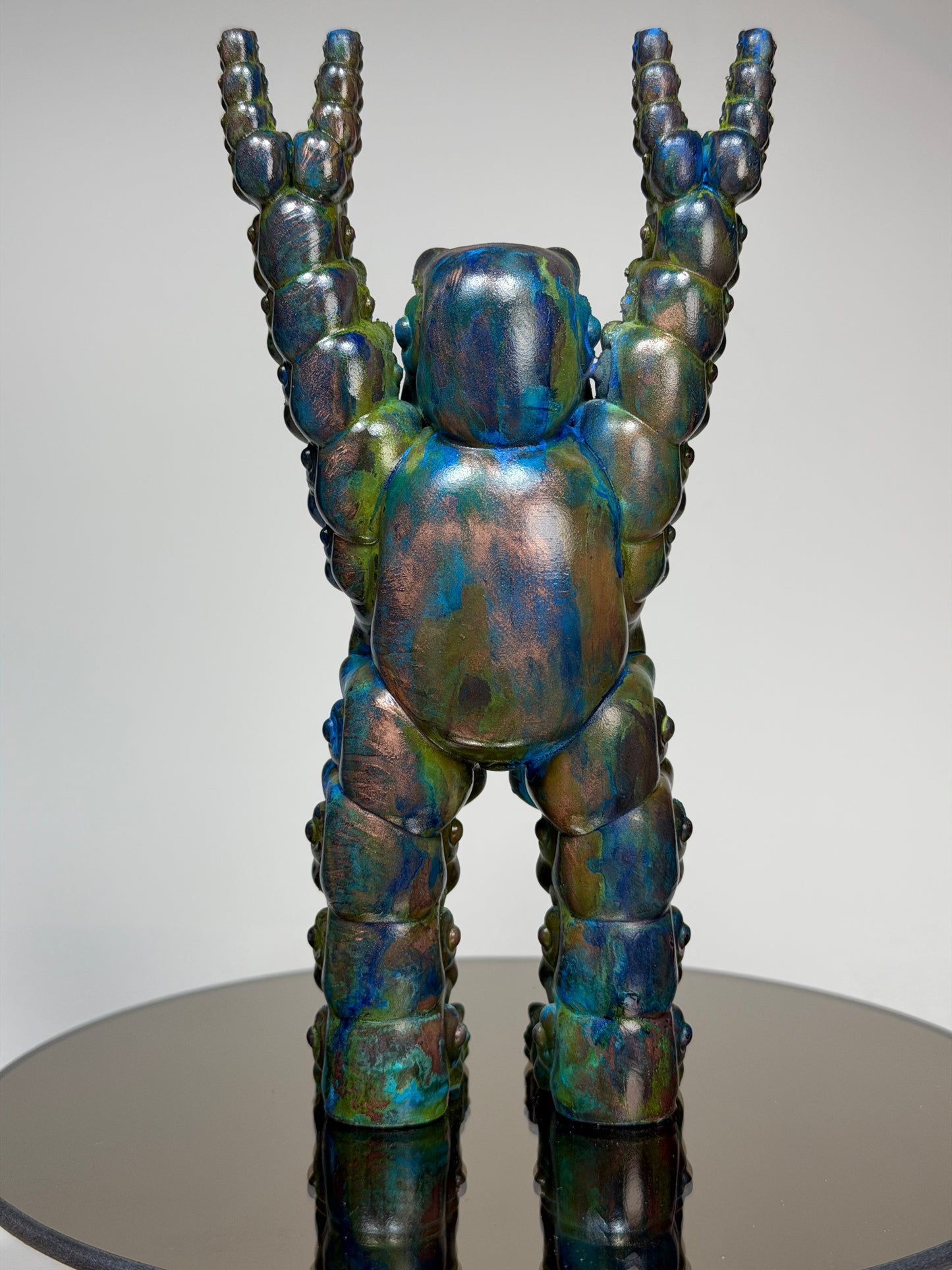 Mecha Head Ape: Copper Plated Large Prototype