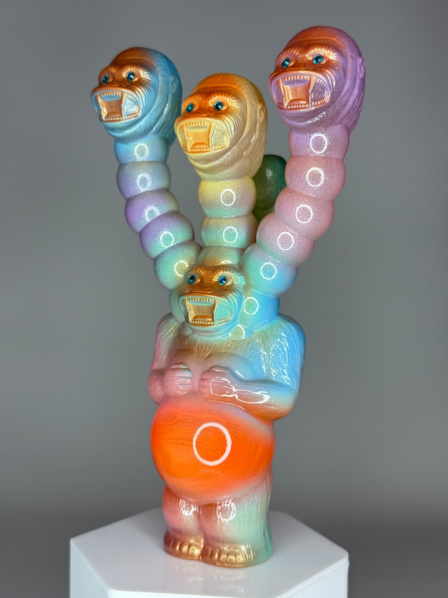 Sidewinder Ape: Pastel with Orange