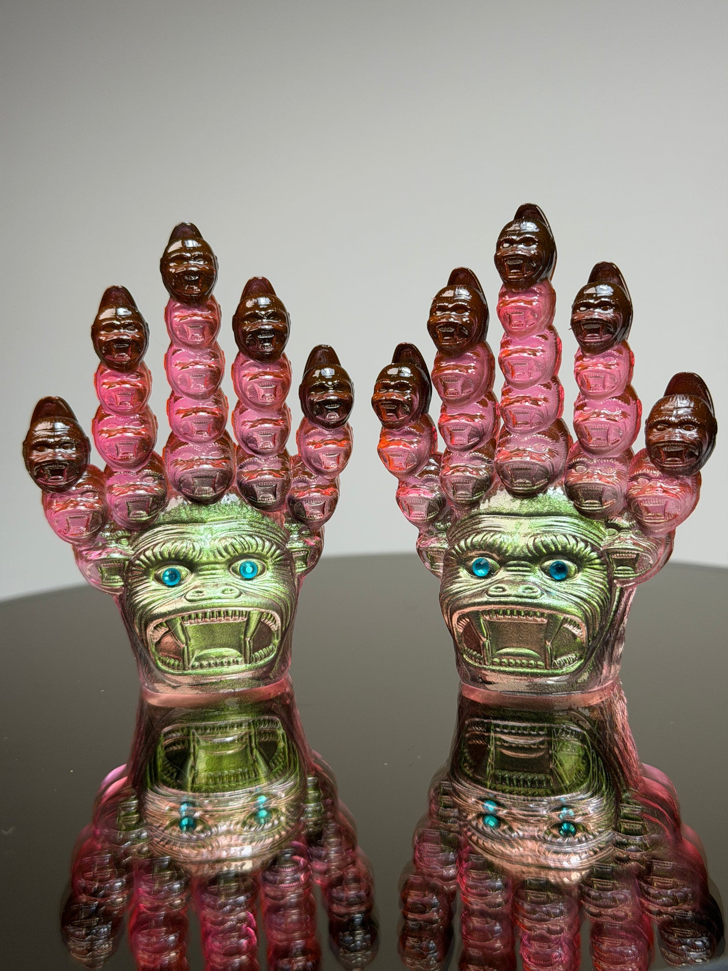 Ape Head Claws: Red (small set)