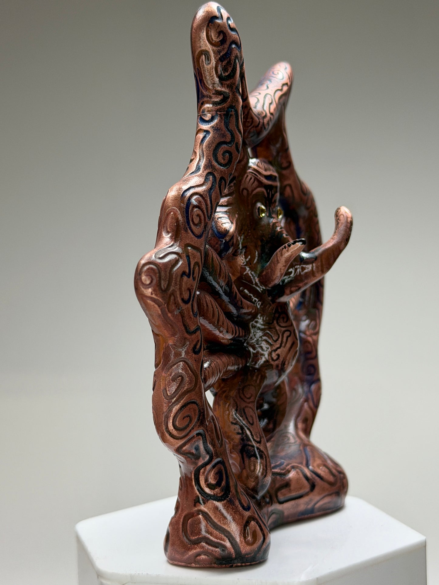 Ganna Sh’aa: Copper Plated with Dark Blue