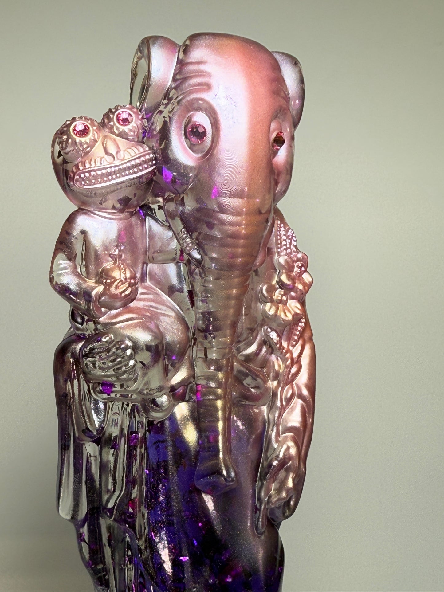 Elephant Joseph and Child: Purple Wind