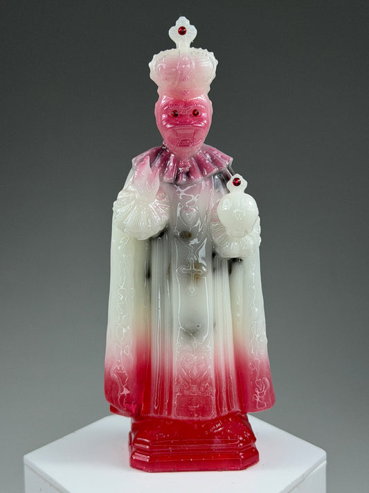 Saint Ape: White/Red Fade Glow