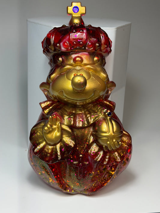 Saint Smurf Plaque: Golden Promise
