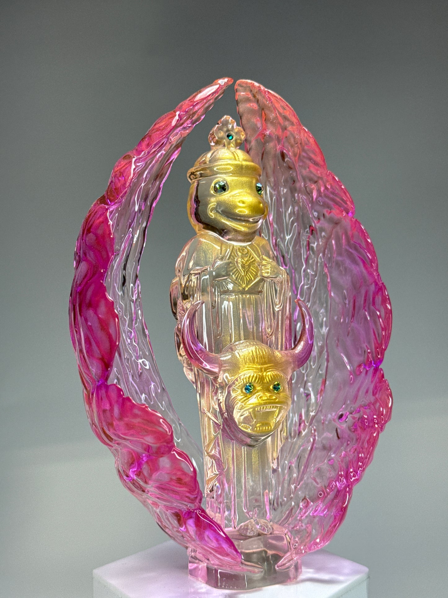 Turtle at the End of Days: Purple/Gold/Clear