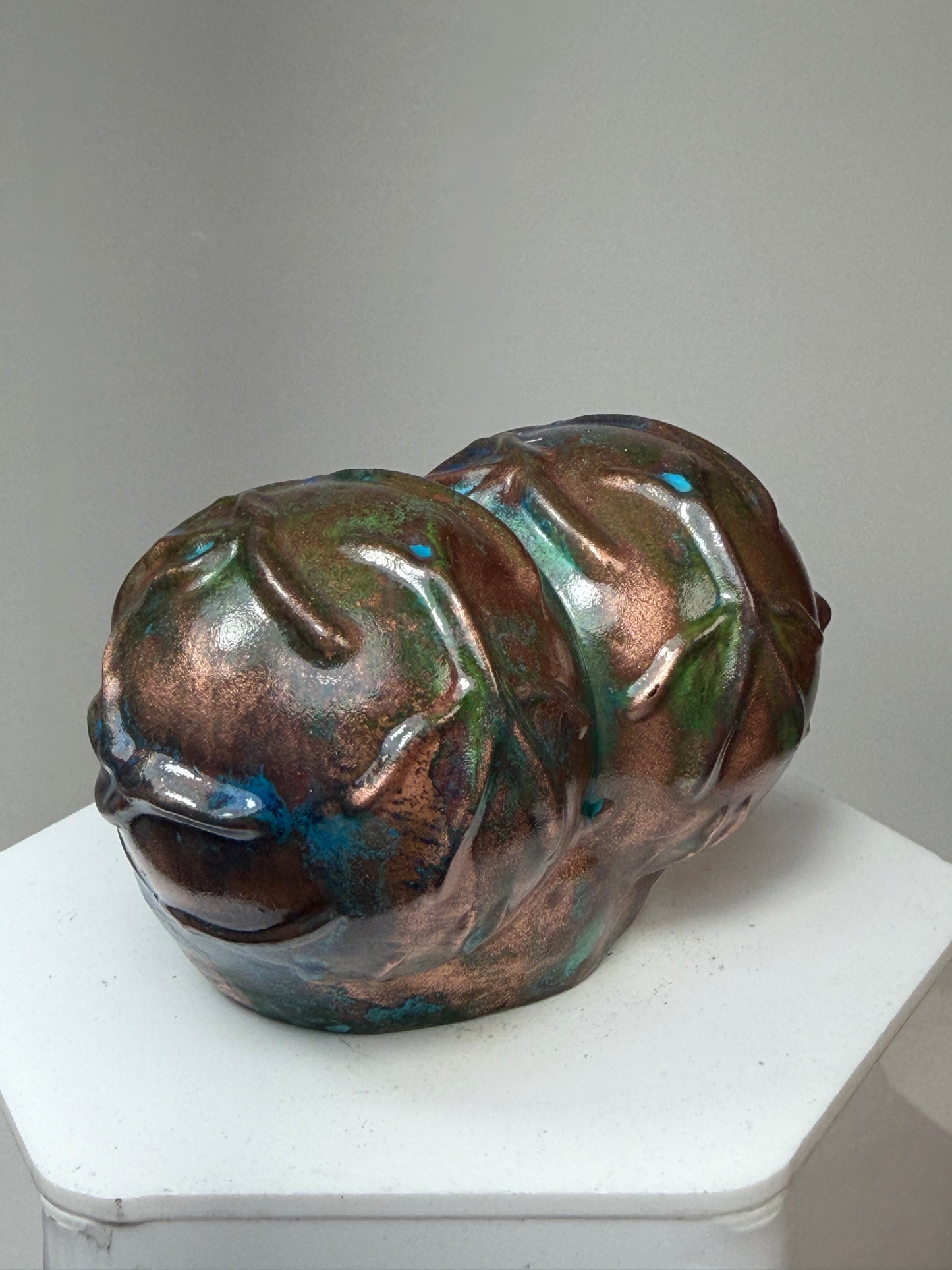 Eyeball Freak Head: Copper Plated Large Stare