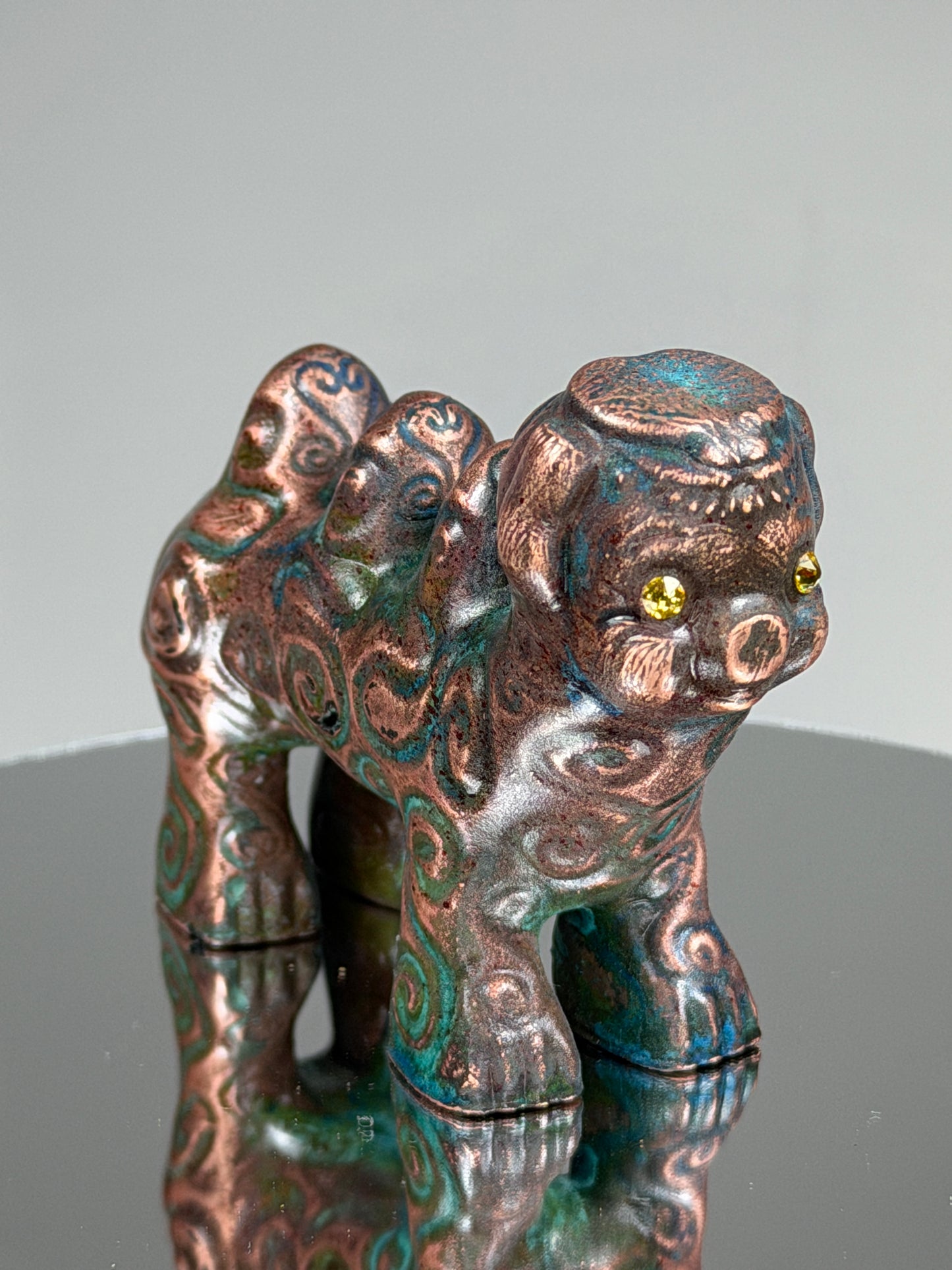 Camel Pig: Three Humped Copper Plated