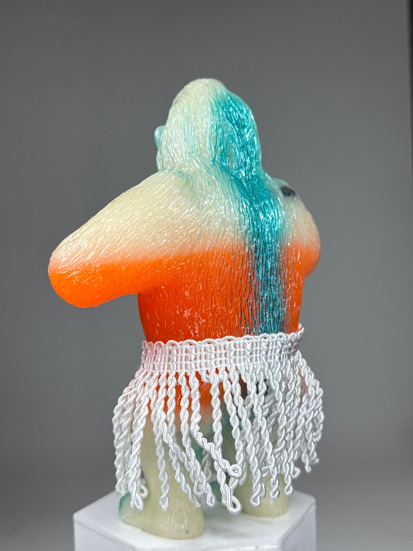 Hula Ape: White/Orange Glow