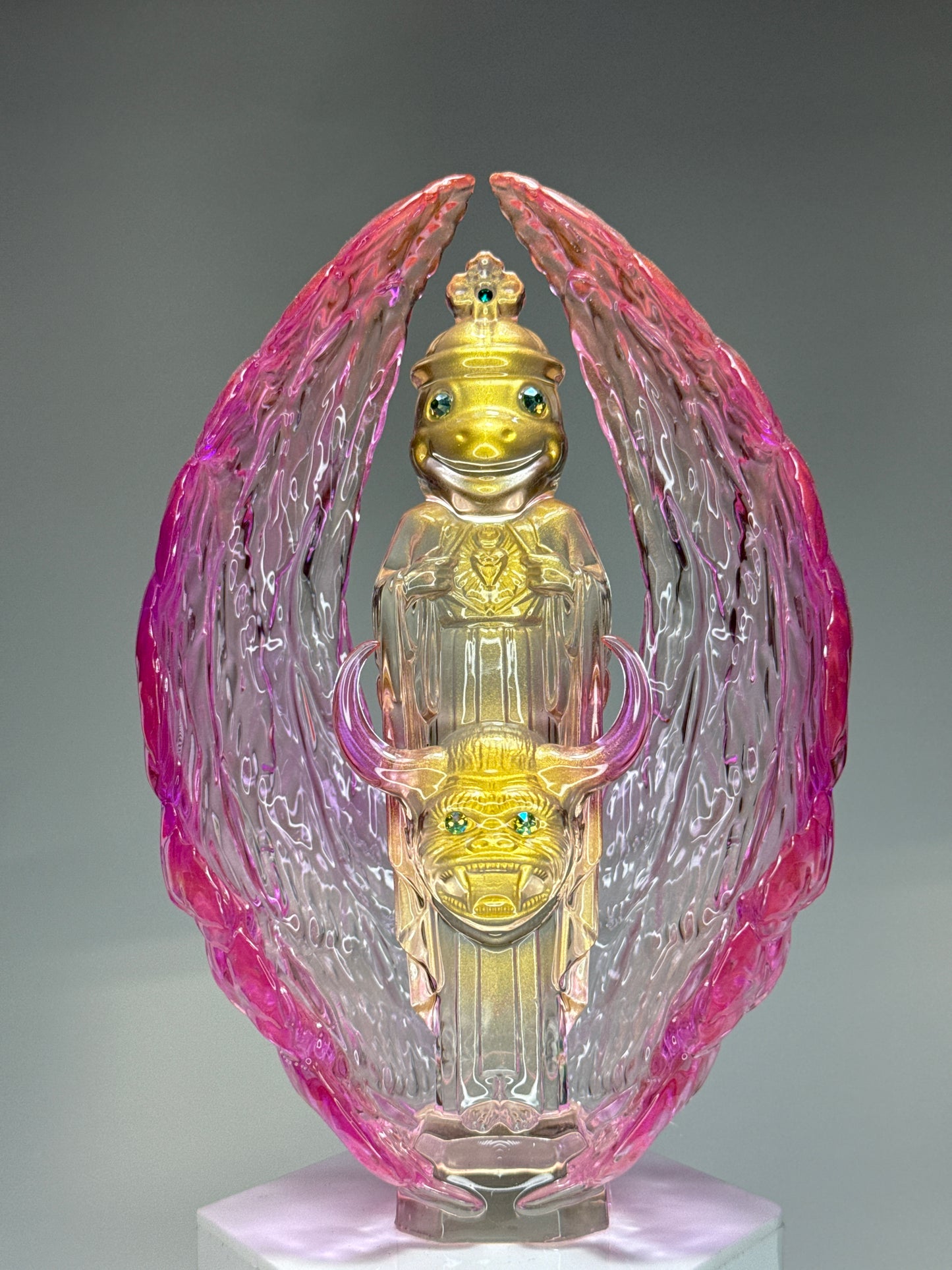 Turtle at the End of Days: Purple/Gold/Clear