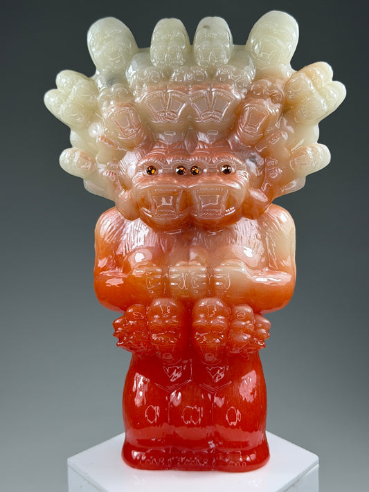 Mega God Ape Lord Freak: White/Orange Fade Glow