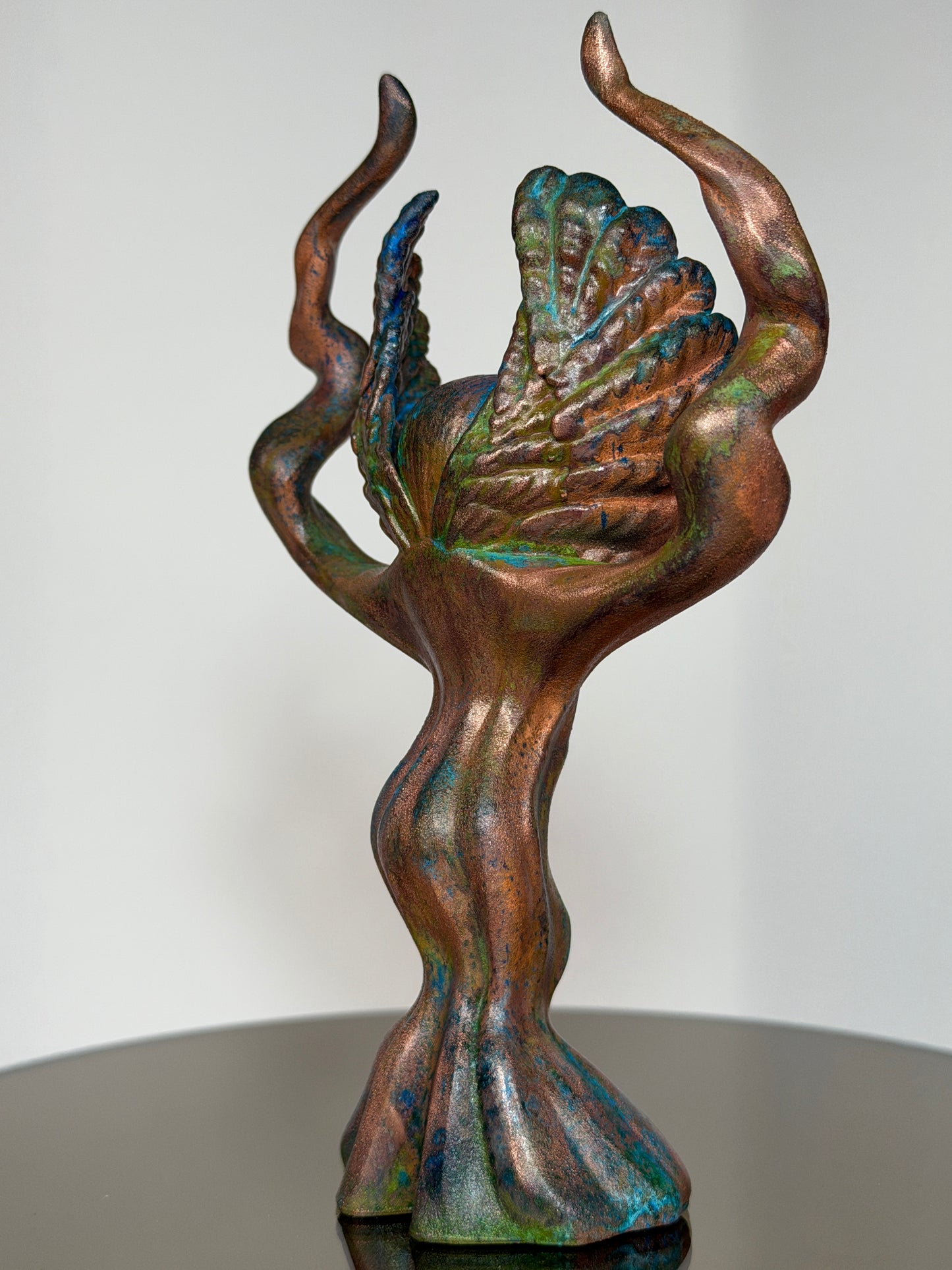 Adult Cherub Ape: Copper Plated Tall Complications