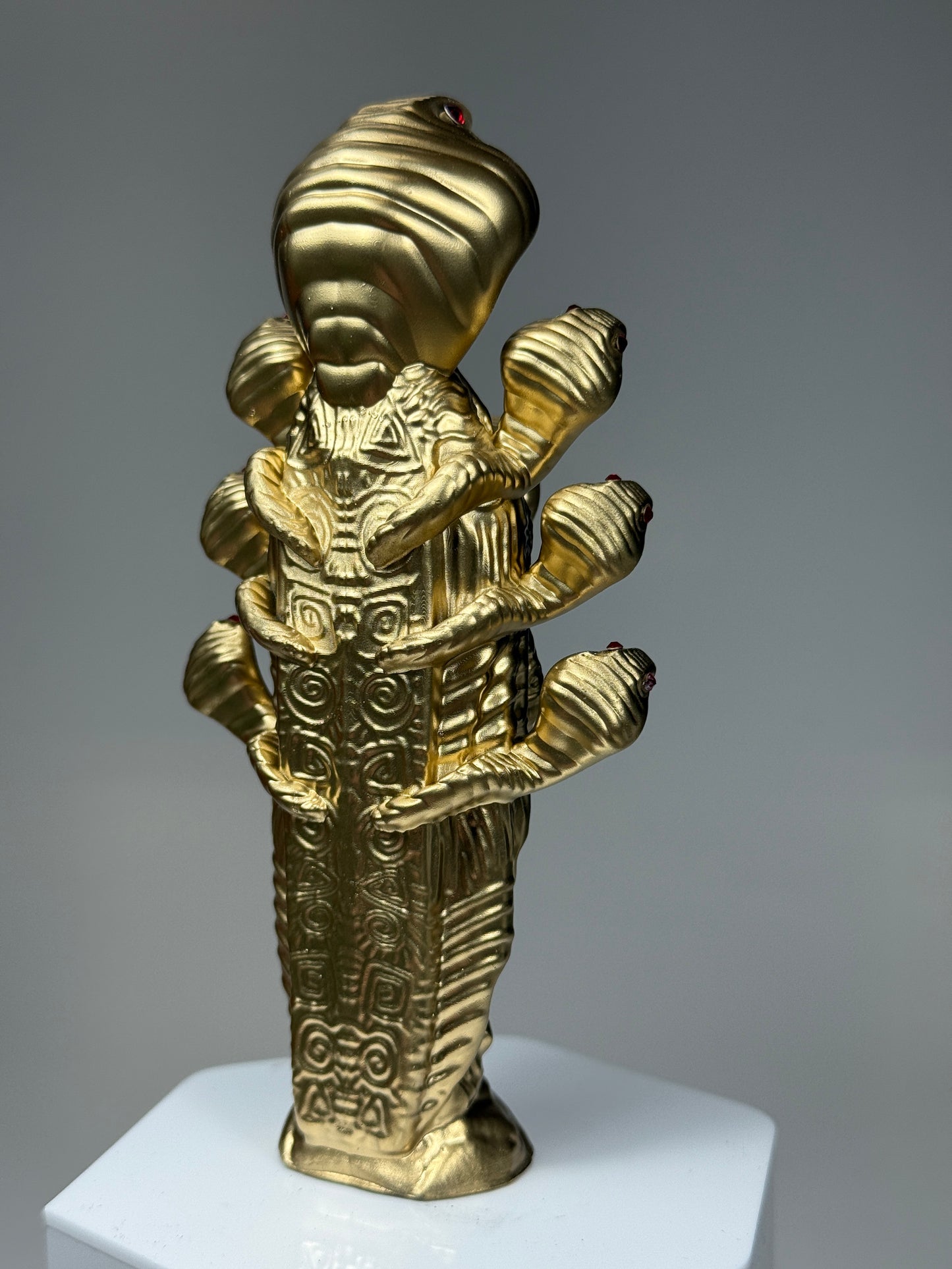 Cobra Cult Worshiper: Gold Chrome with Red