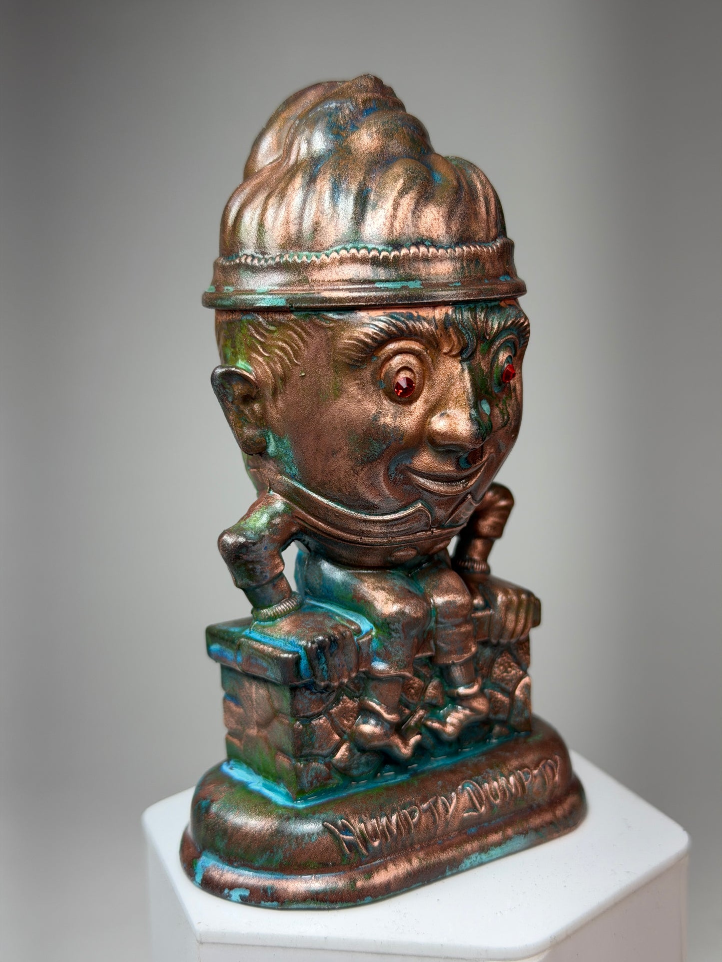 Humpty Dumpty, the Holy Son: Copper Plated Wall