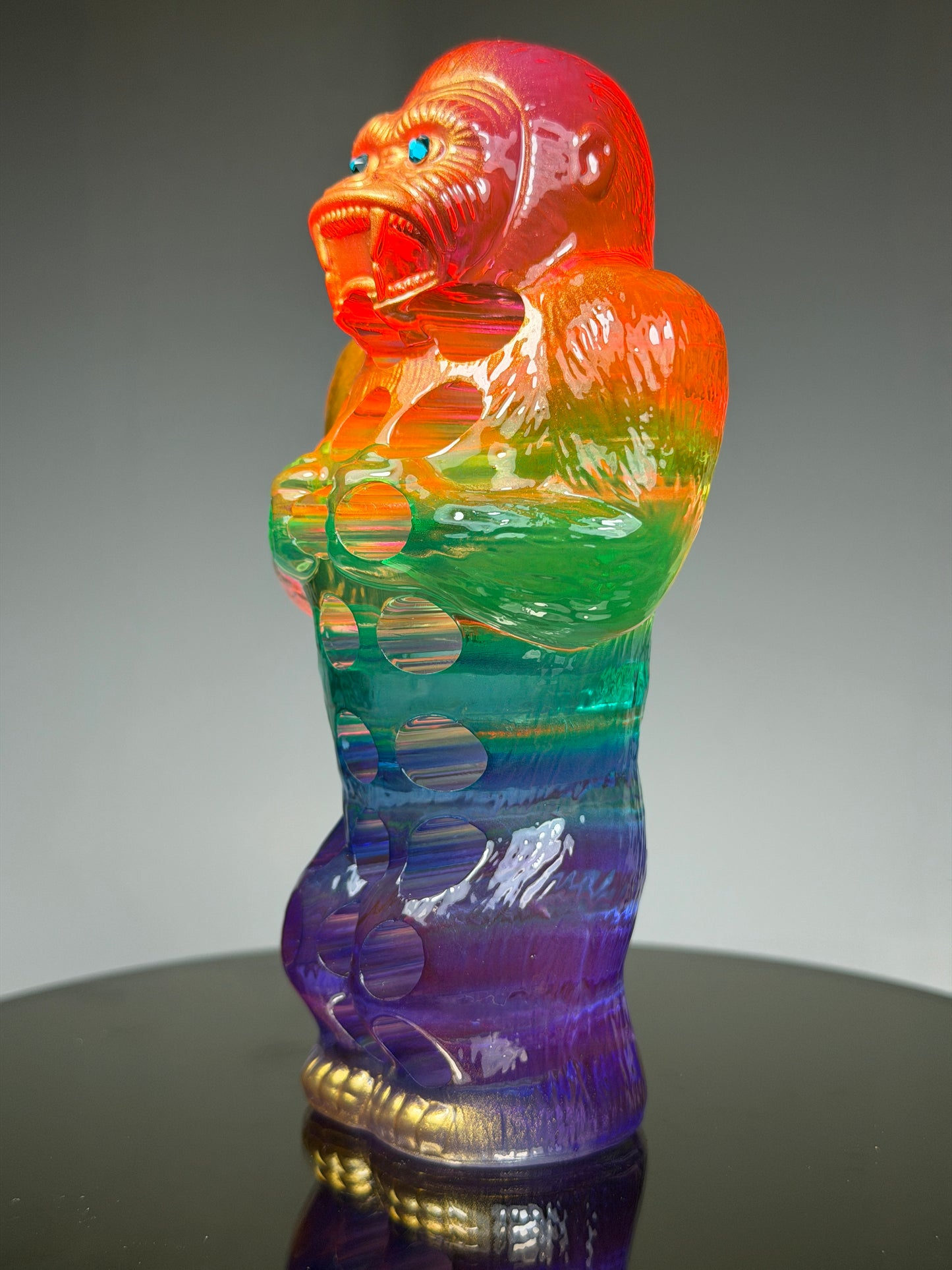 Perforated Ape: Transparent Rainbow