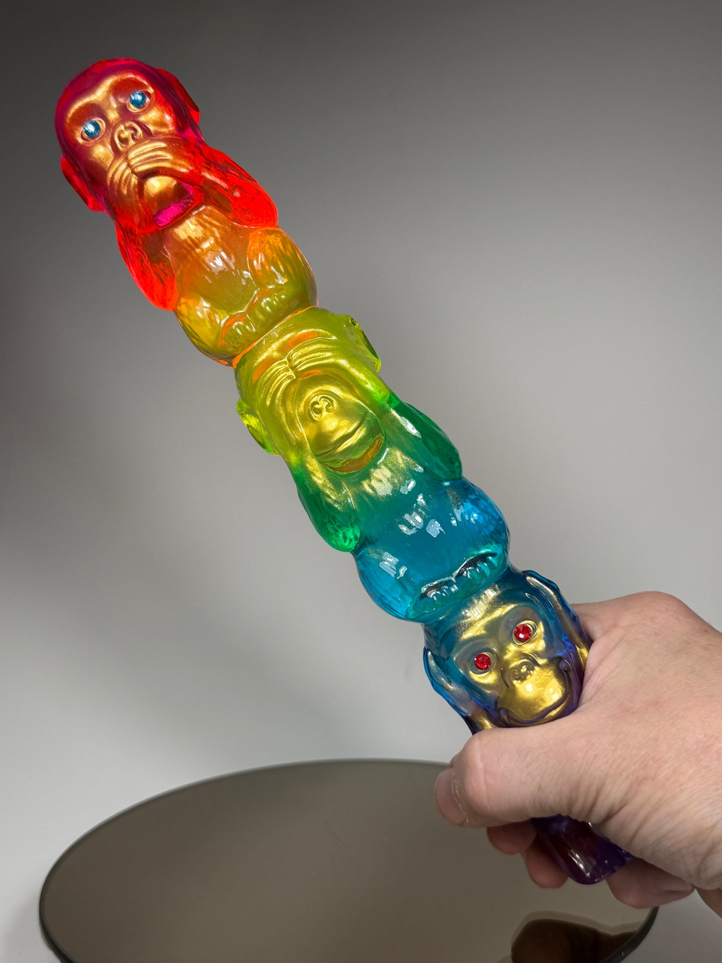No Evil: XL Transparent Rainbow