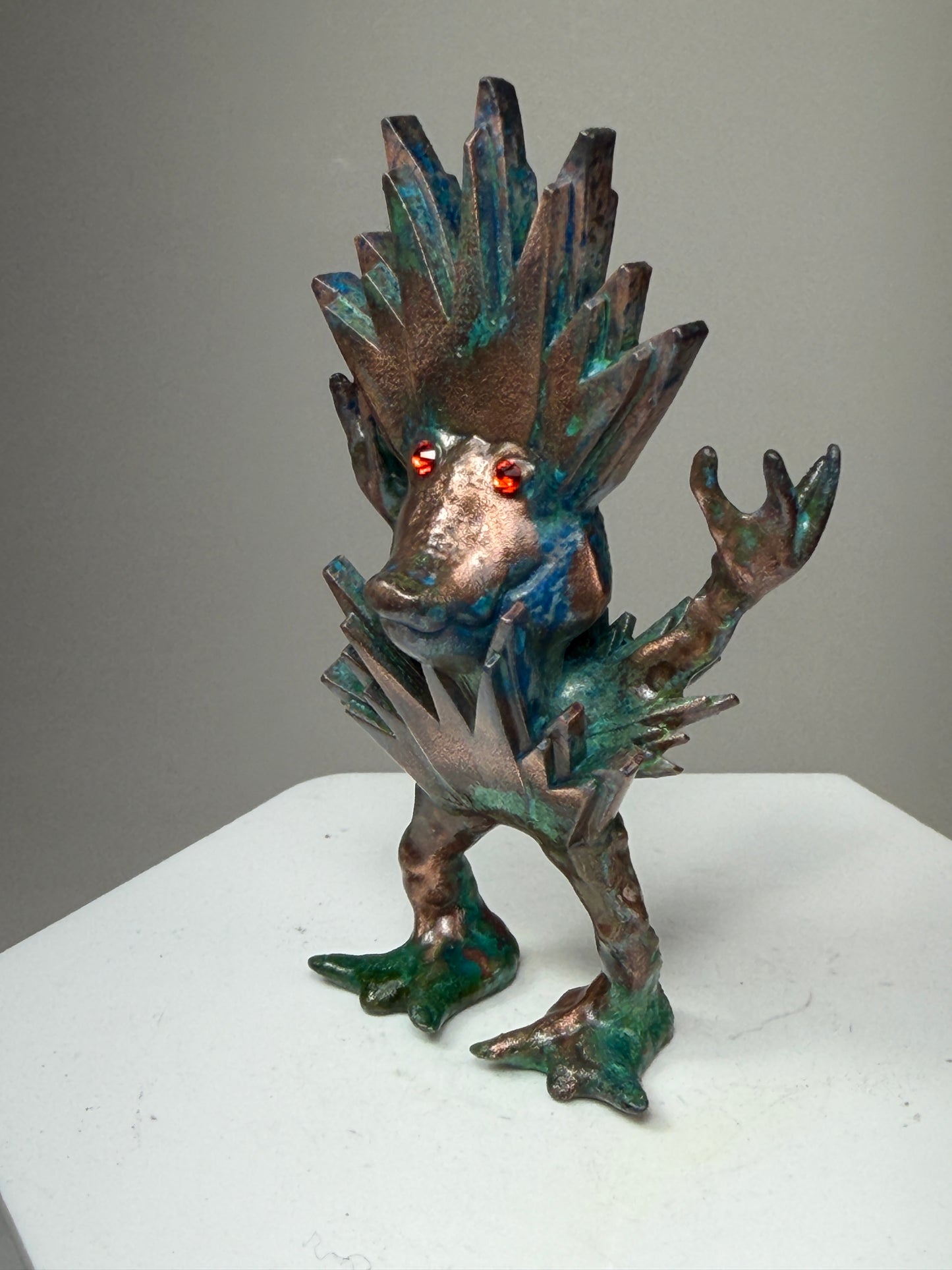 Crocodile Crystal King: Copper Plated Swamproot