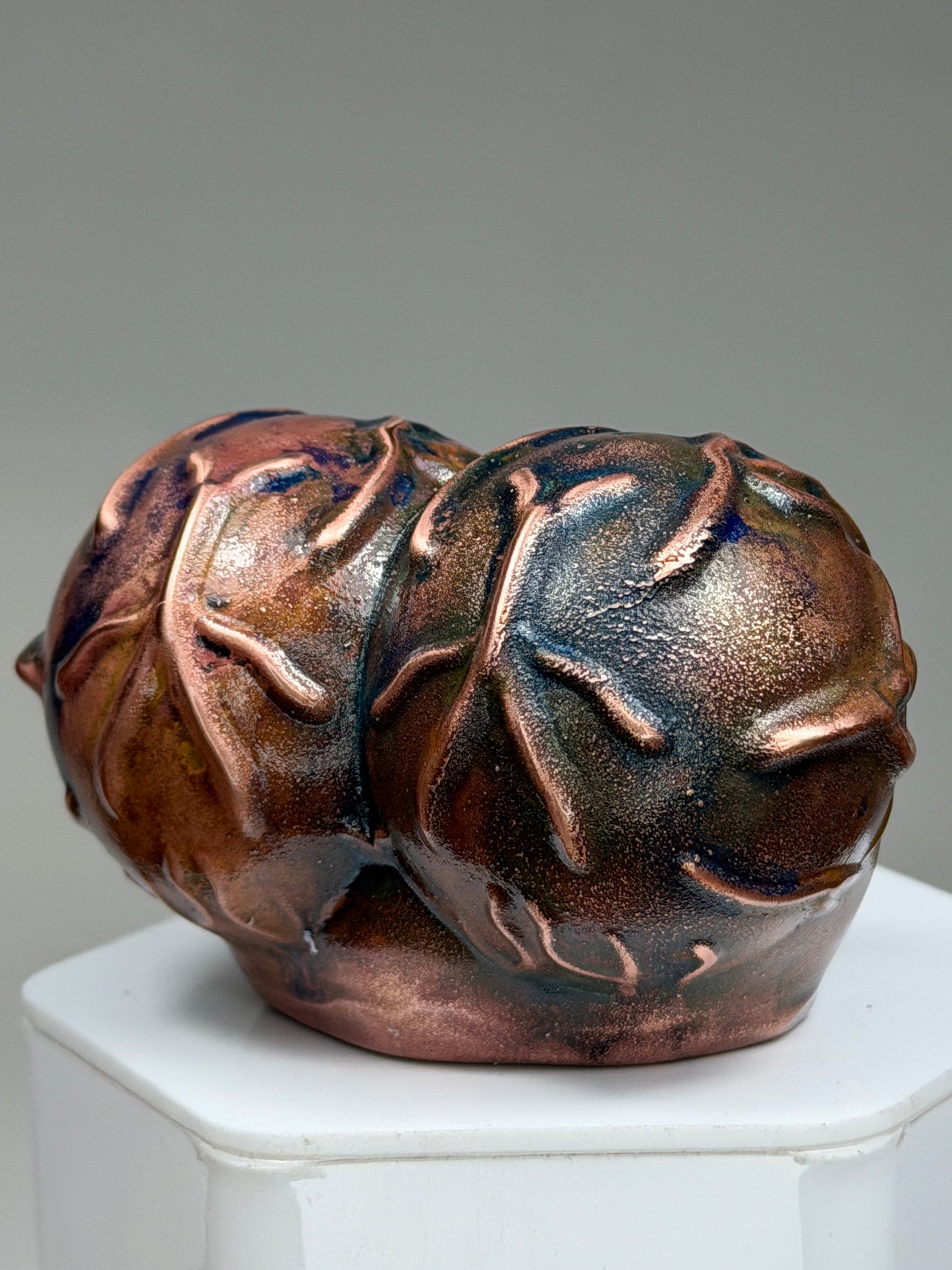 Eyeball Freak Head: Copper Plated Large Stem