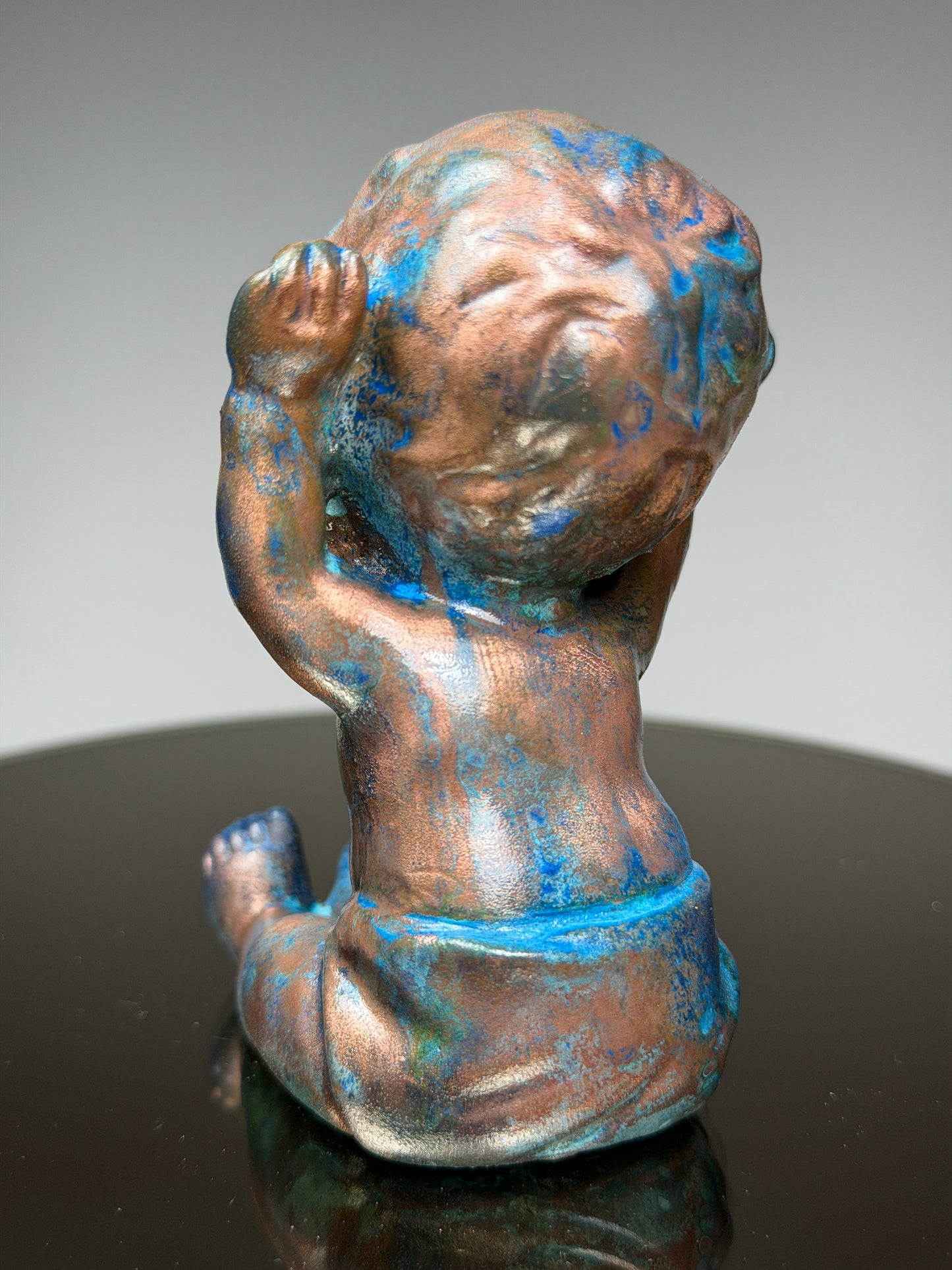 Baby Ape: Copper Plated Infant