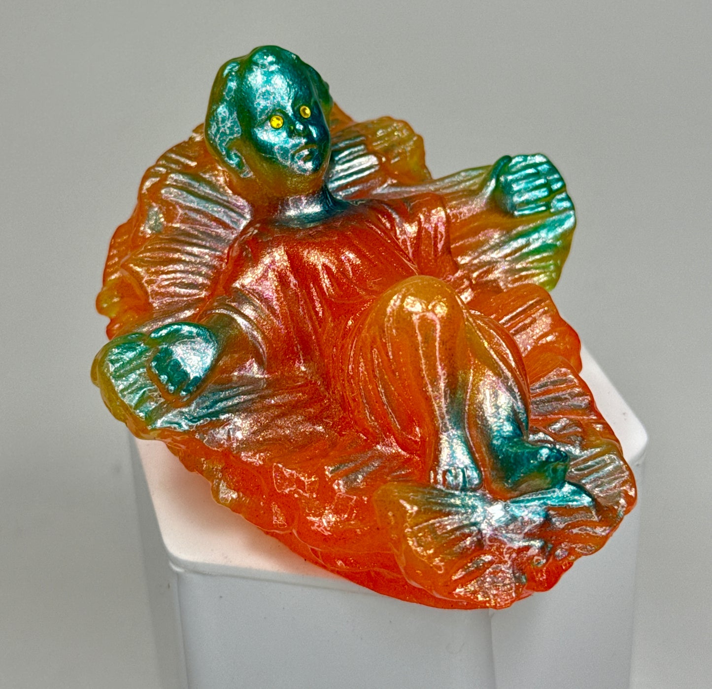 Big Hand Baby Jesus: Orange Glow Child