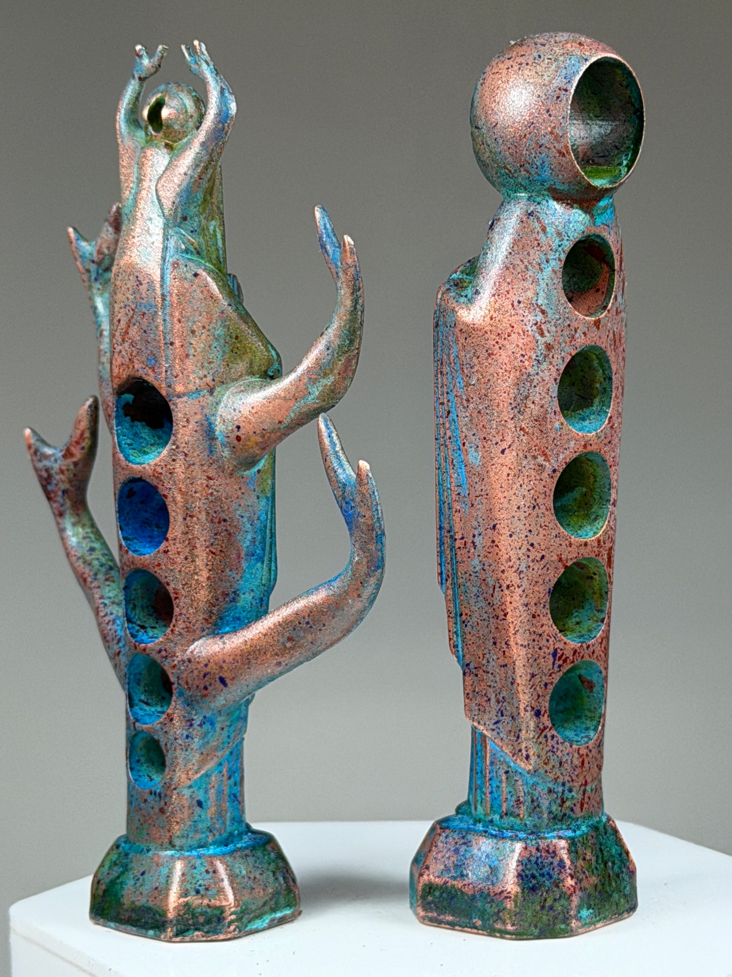 Whole Jesus and Mary Neo: Copper Plated Other Side