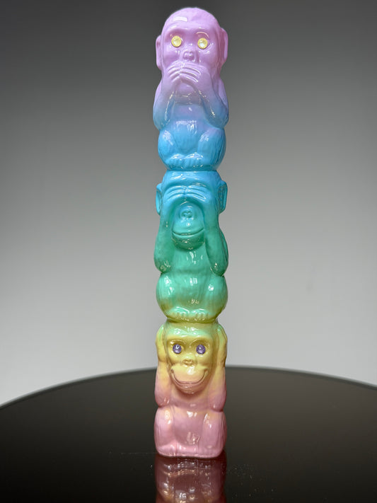 No Evil: Pastel Rainbow Stack