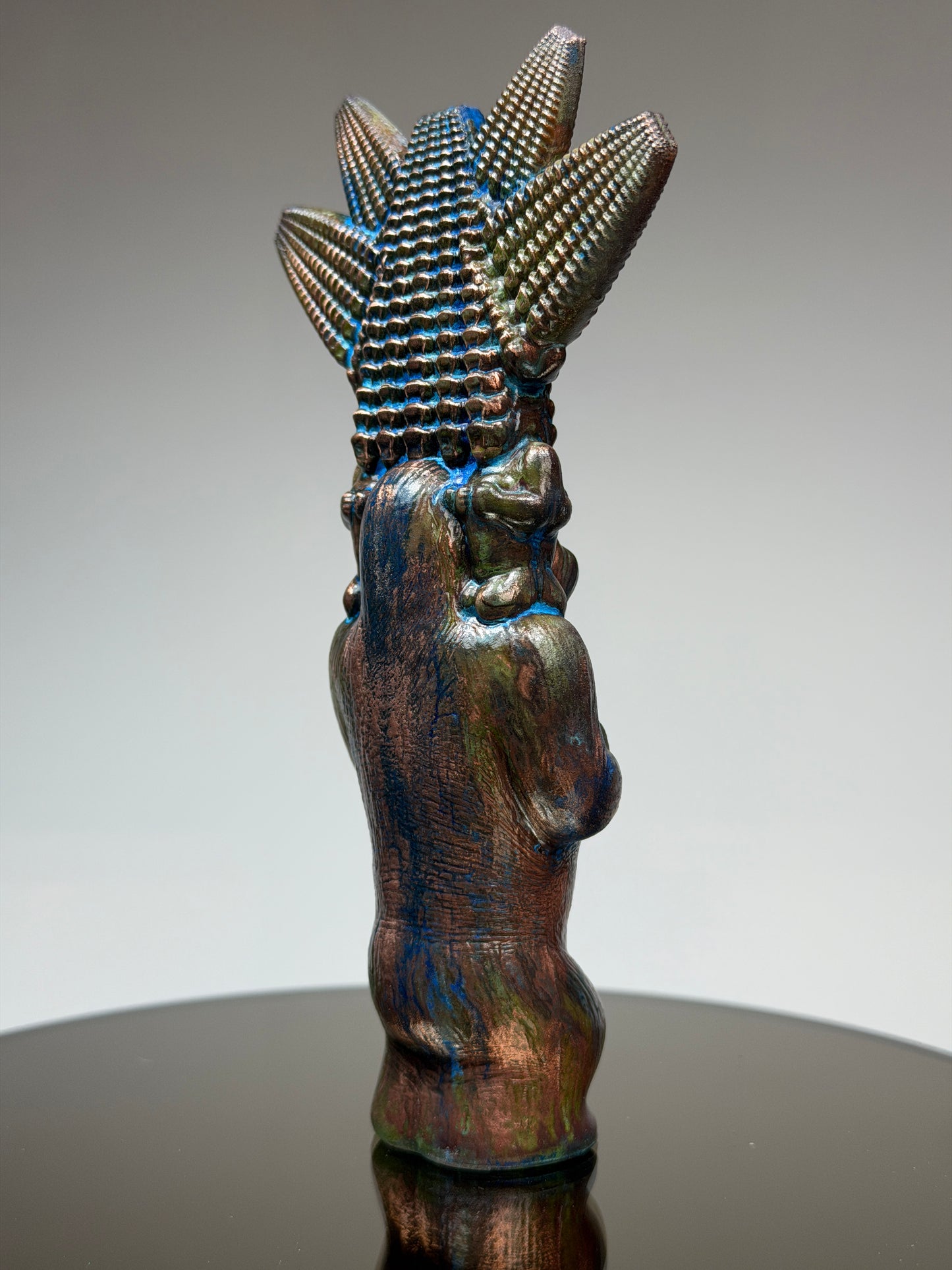 1001 Head Ape: Copper Plated Action Base
