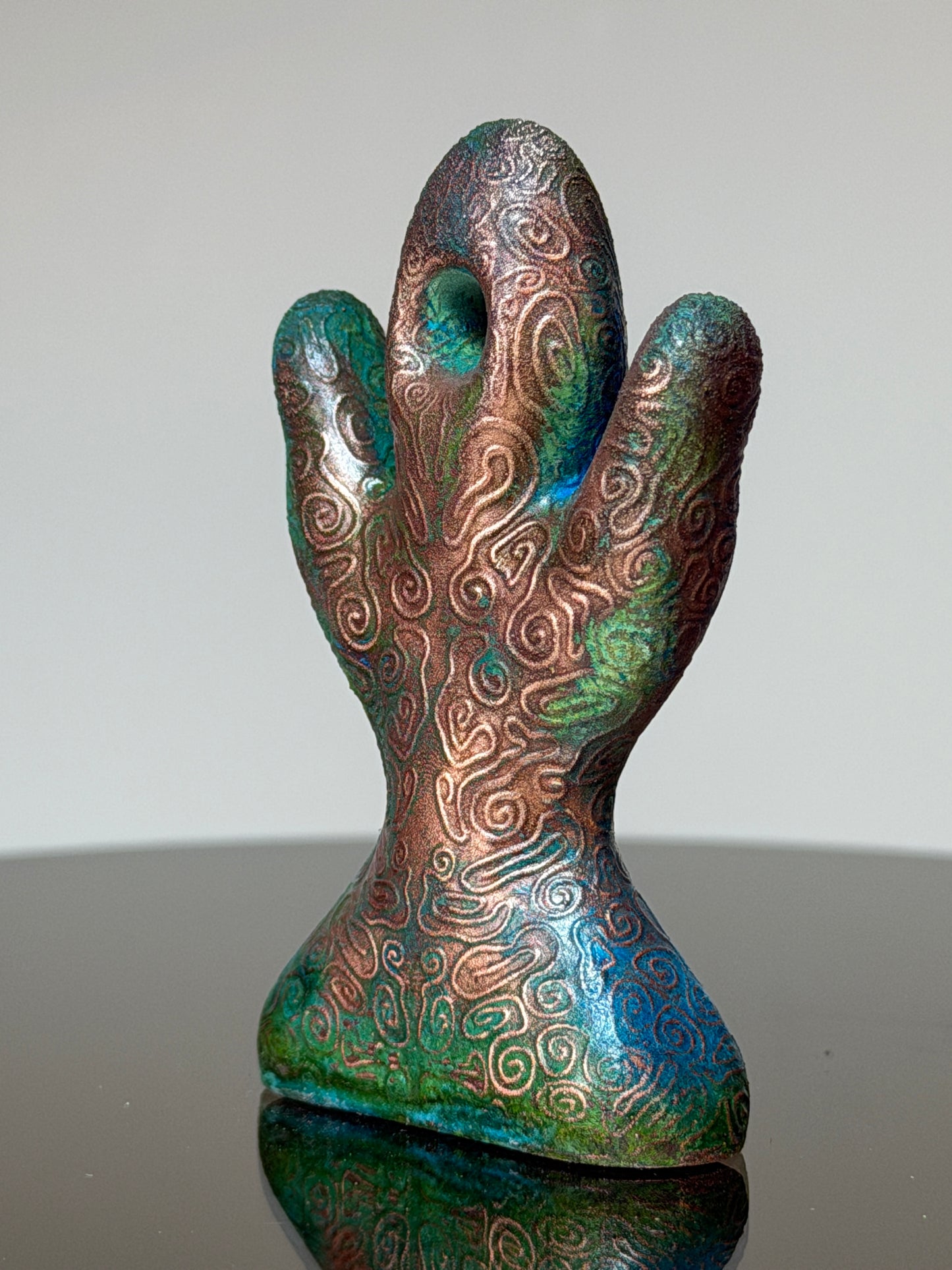 Glyph Number One: Copper Plated Fine