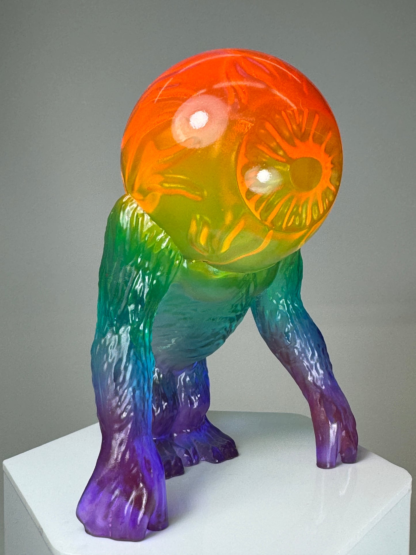 World Famous Deep Space Eyeball Ape: Transparent Rainbow