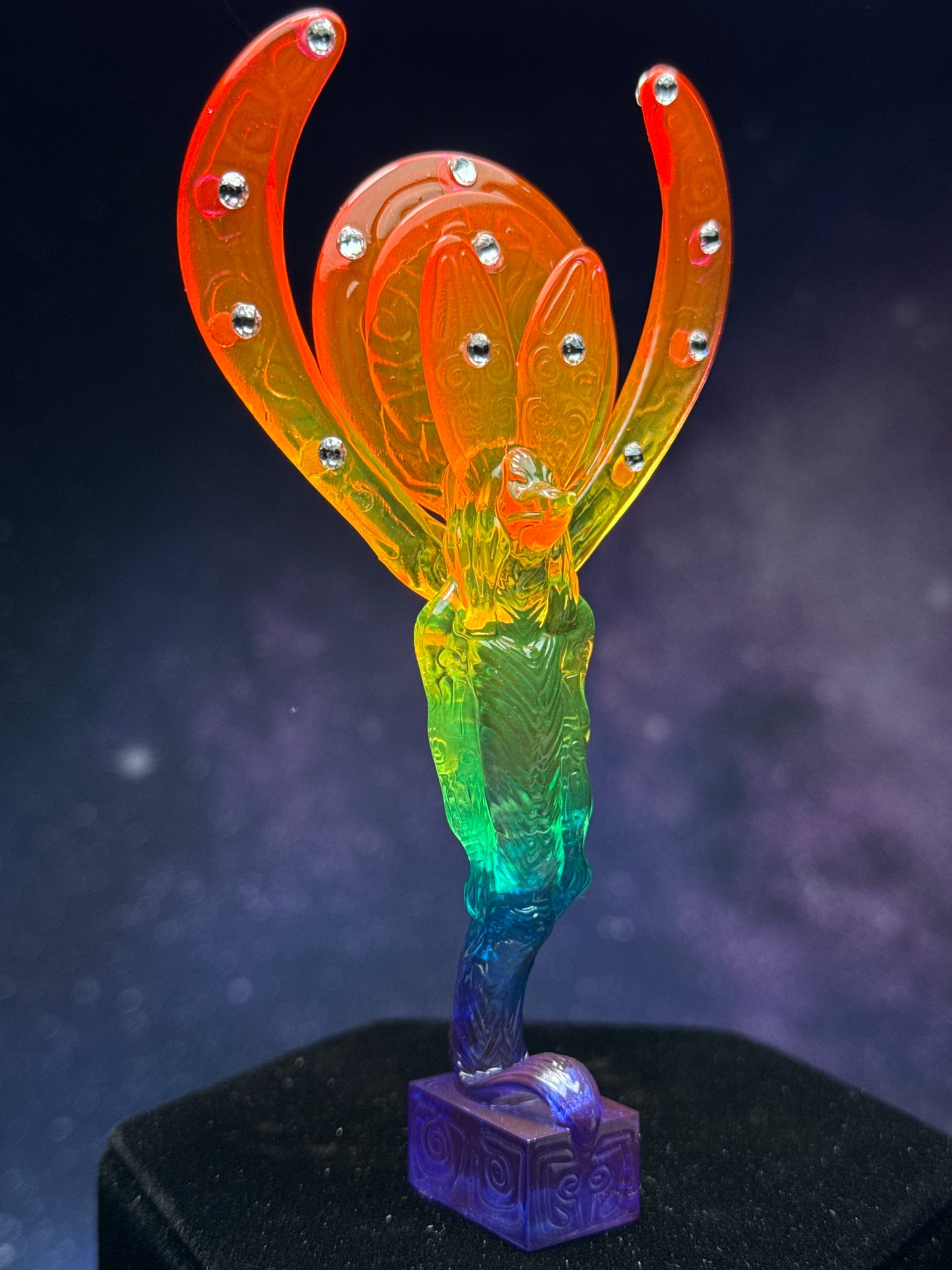 Ibis Serpent Mummy: Transparent Rainbow