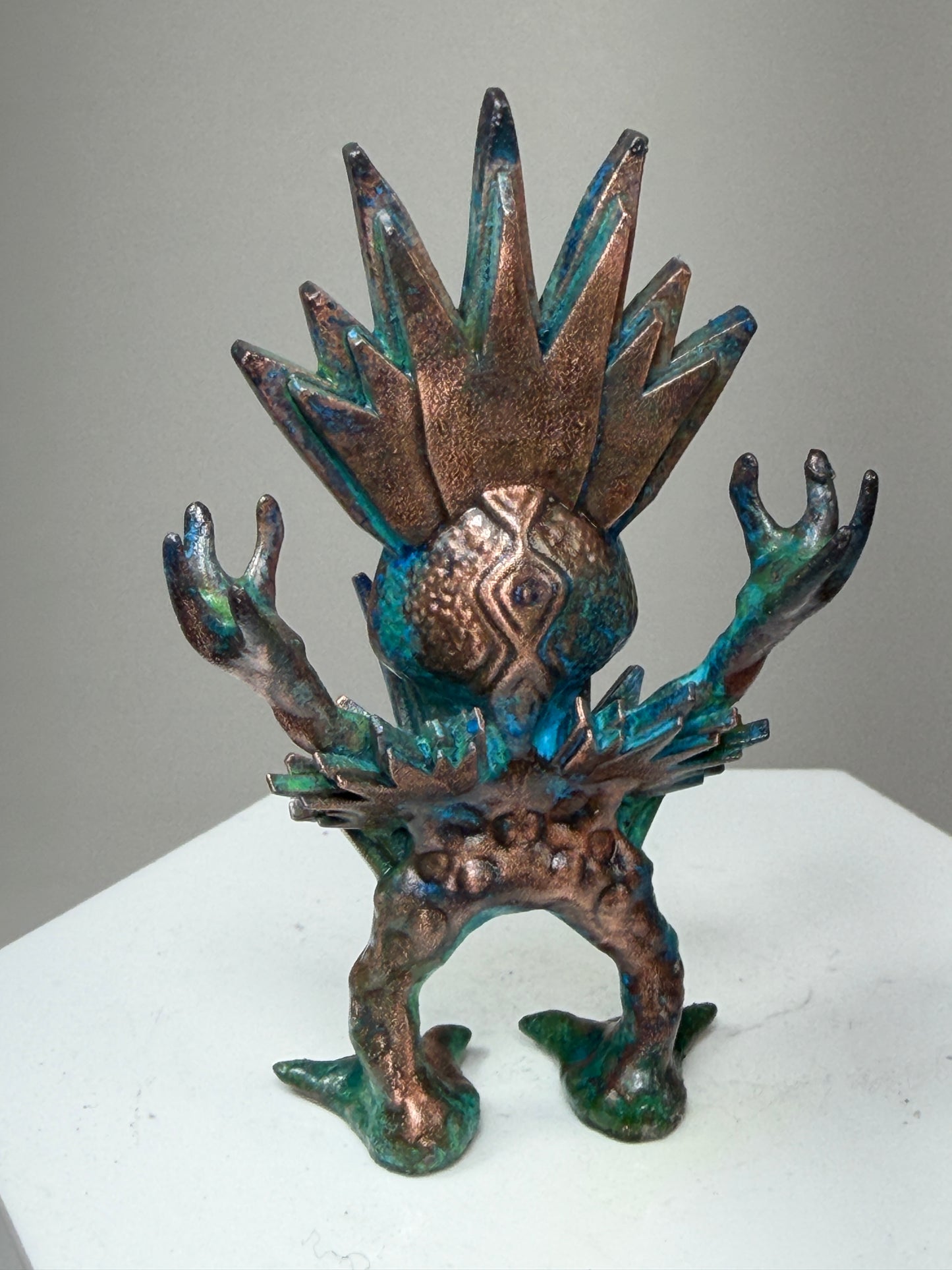 Crocodile Crystal King: Copper Plated Swamproot