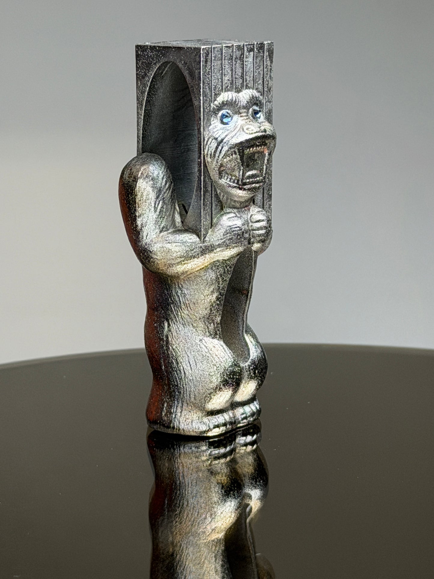 Monolith Head Ape: Chrome Plated Blocky