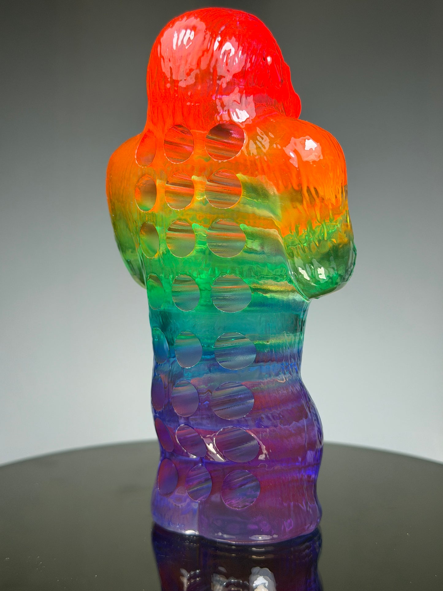Perforated Ape: Transparent Rainbow