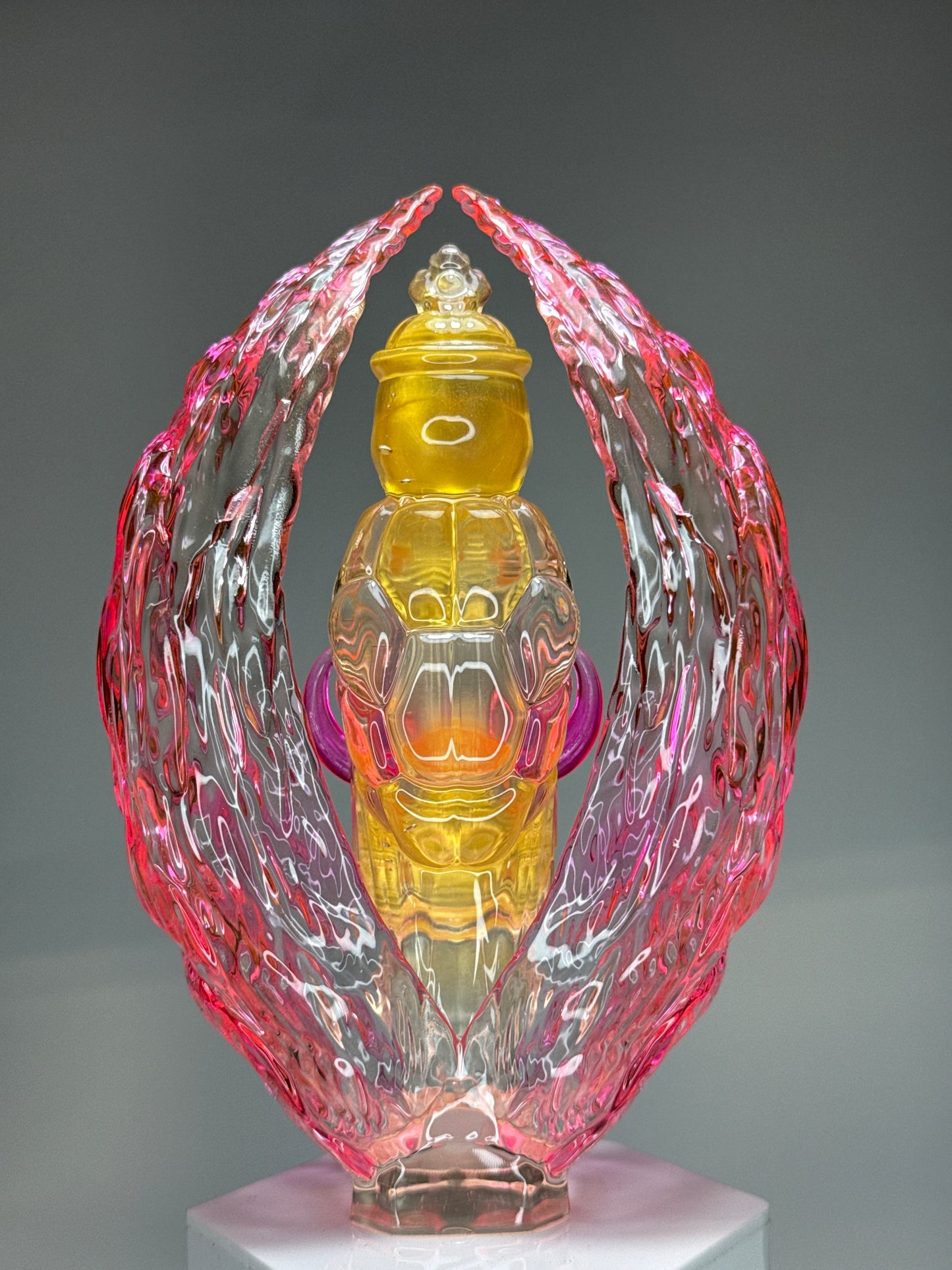 Turtle at the End of Days: Pink/Gold/Clear