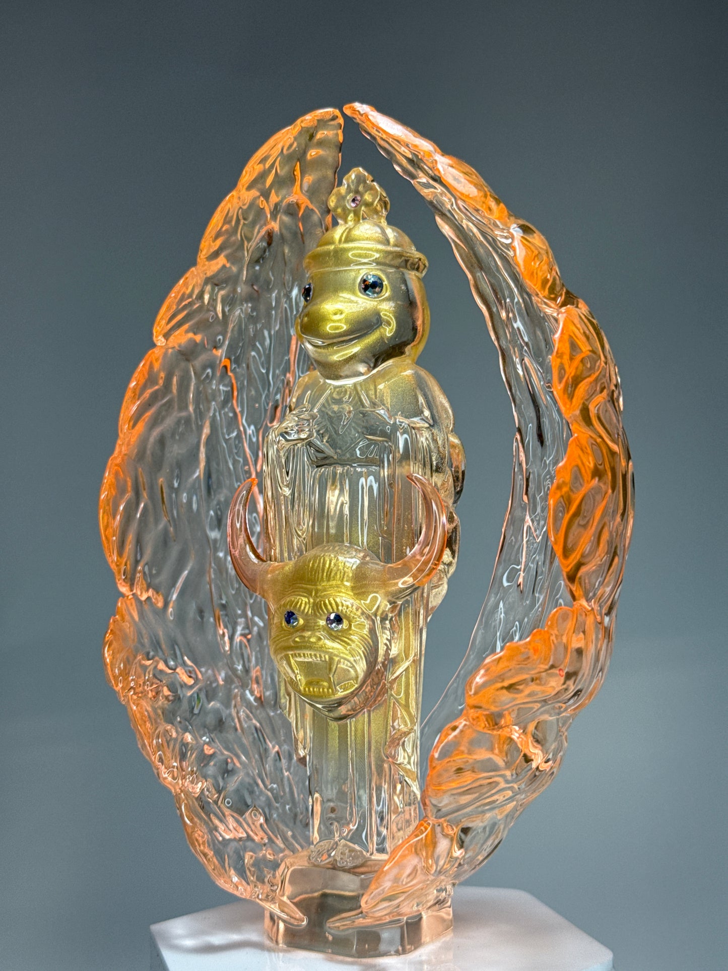 Turtle at the End of Days: Orange/Gold/Clear