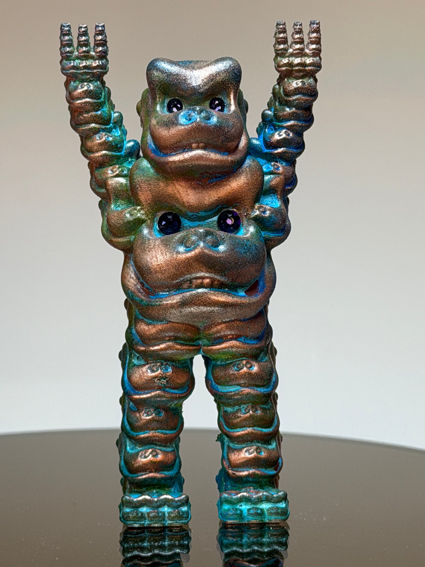 Mecha Head Ape: Copper Plated Blip