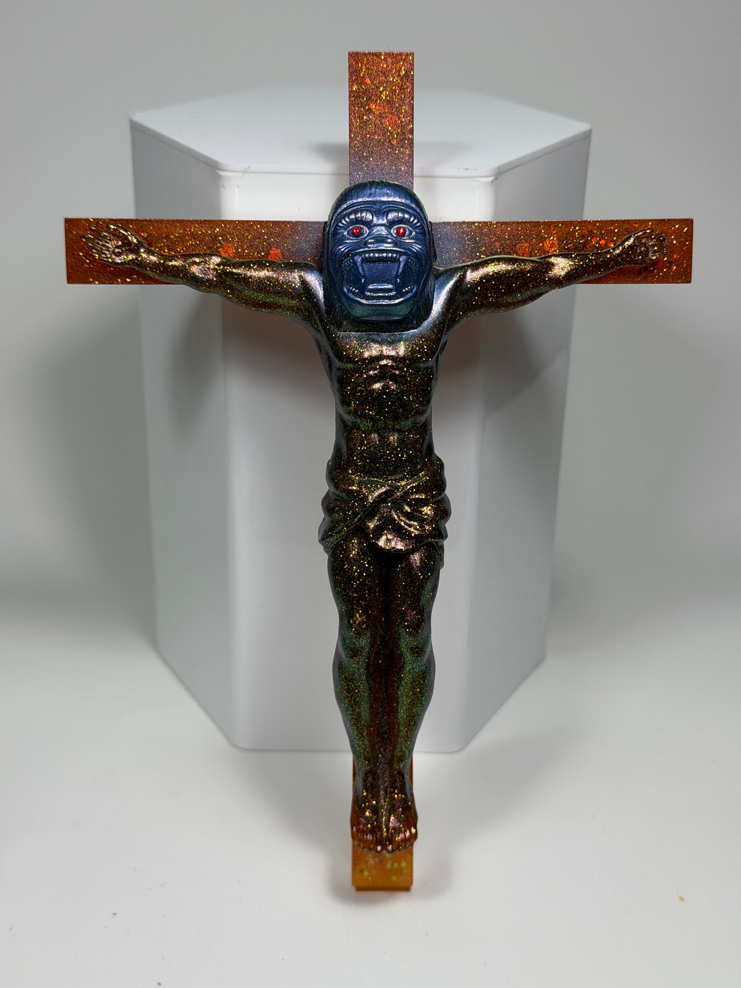 Christ on the Cross but he is an Ape (Big Choice)
