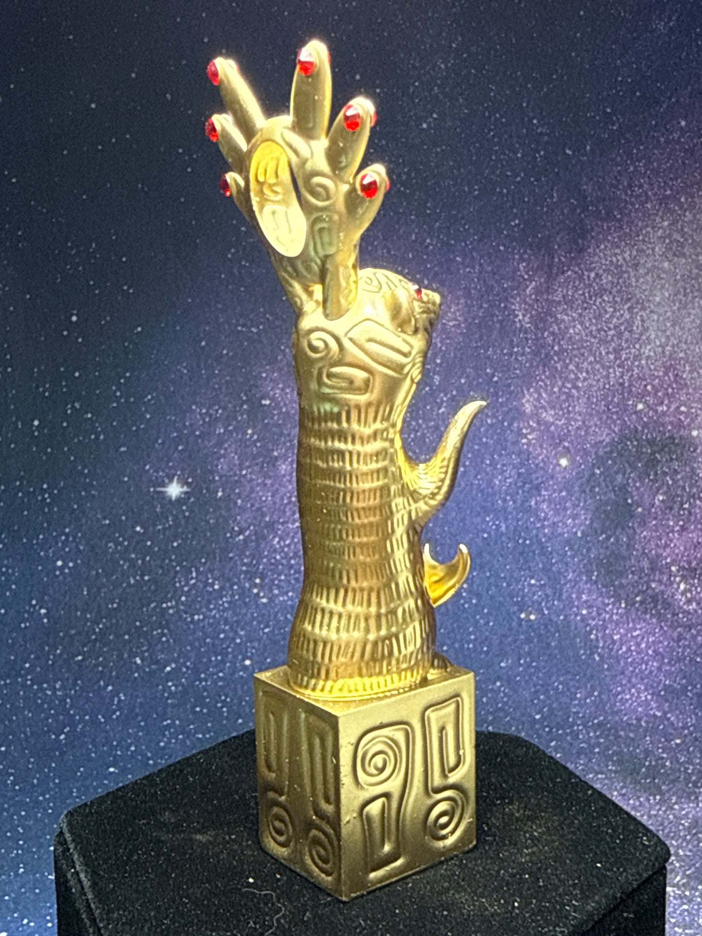 Egyptian Mongoose: Chrome Gold Red