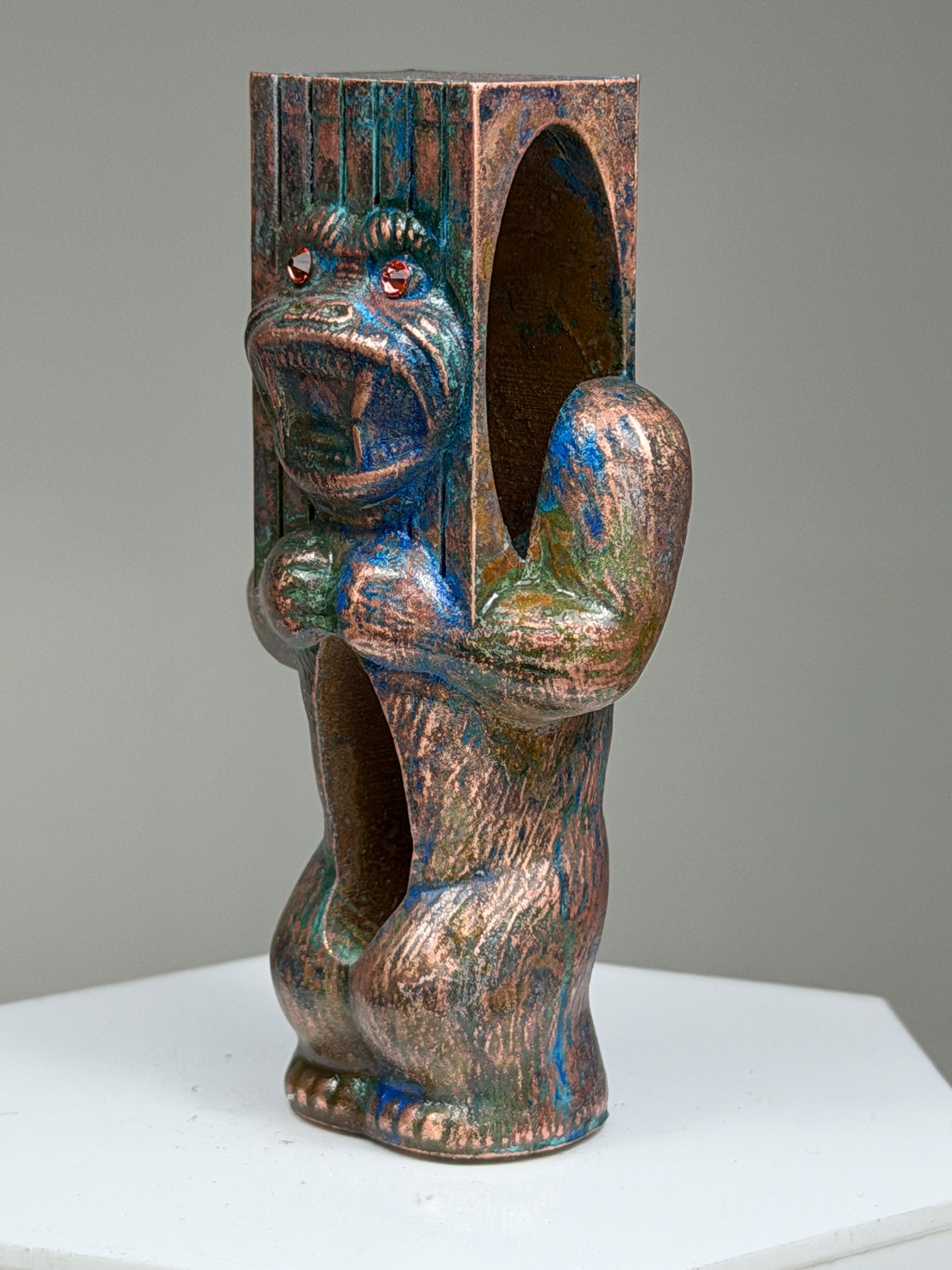 Monolith Head Ape: Copper Plated Stompy