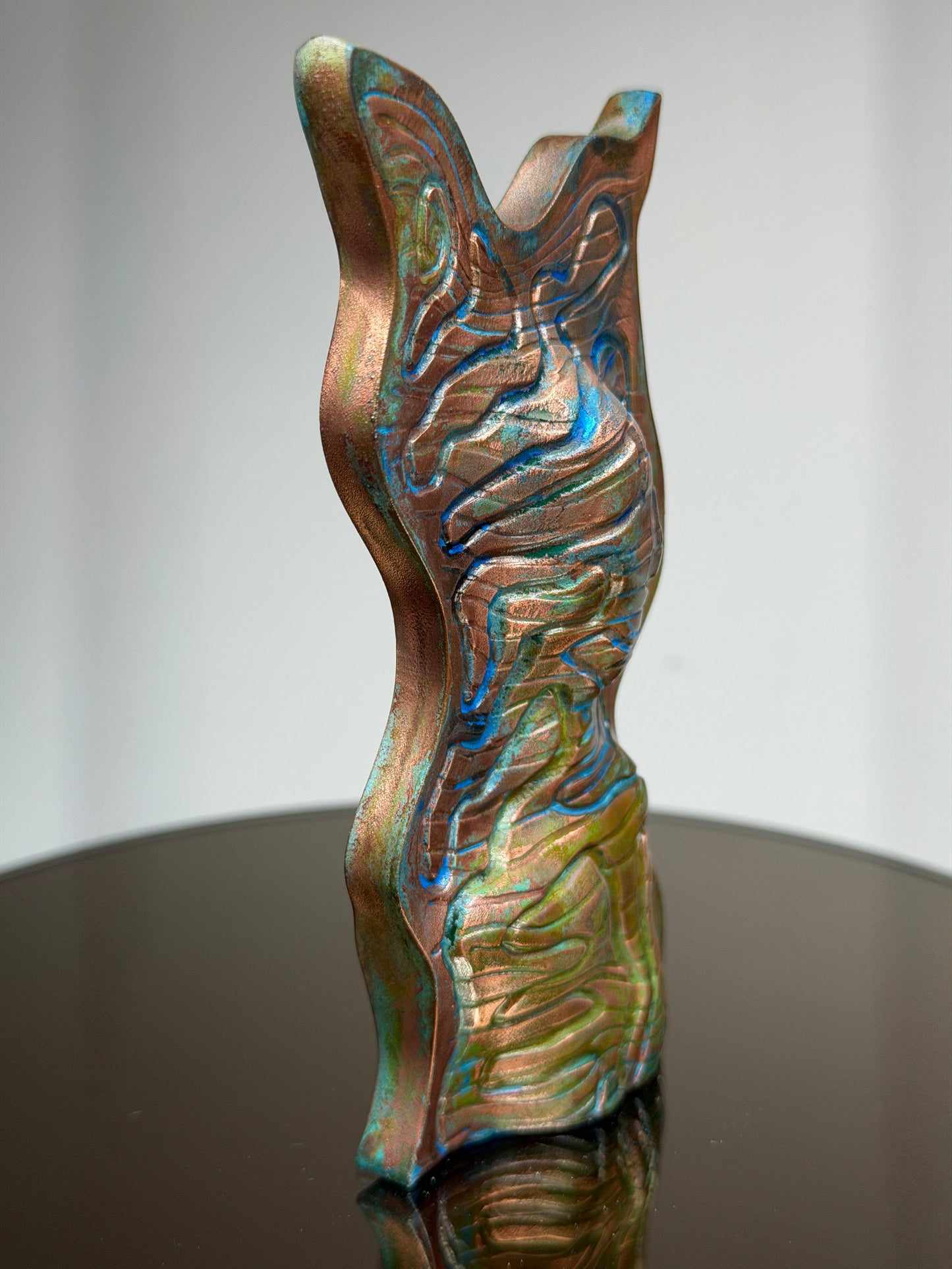 Hard Edge Soft (Portrait): Copper Plated Accord