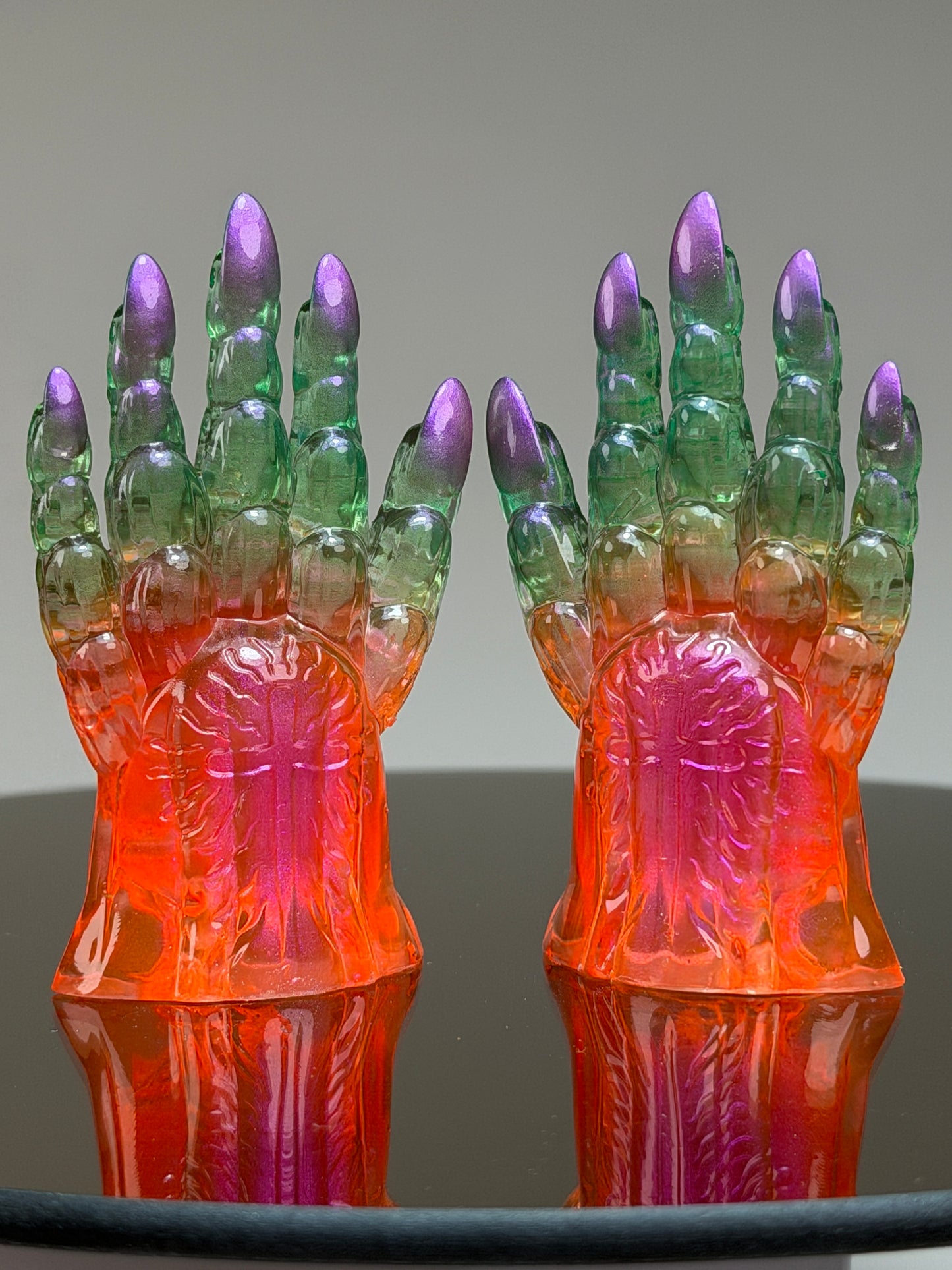 Jesus Christ Claws: Watermelon Drips (small set)