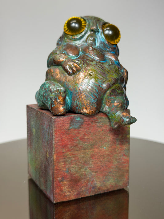 Bloat by Ophelia Toys: Copper Plated with Patina