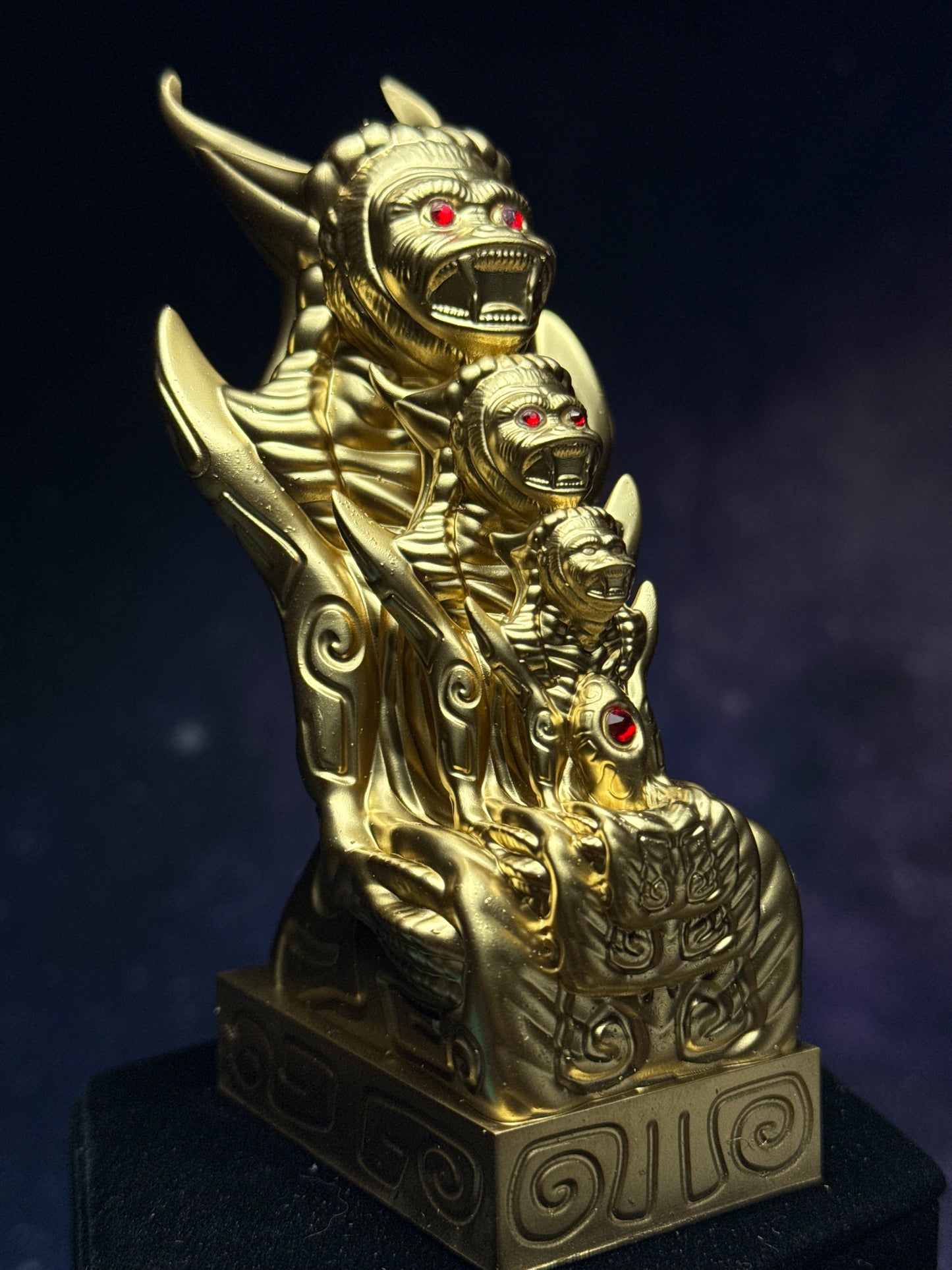 Egyptian Cosmonaut Apes: Chrome Gold Red