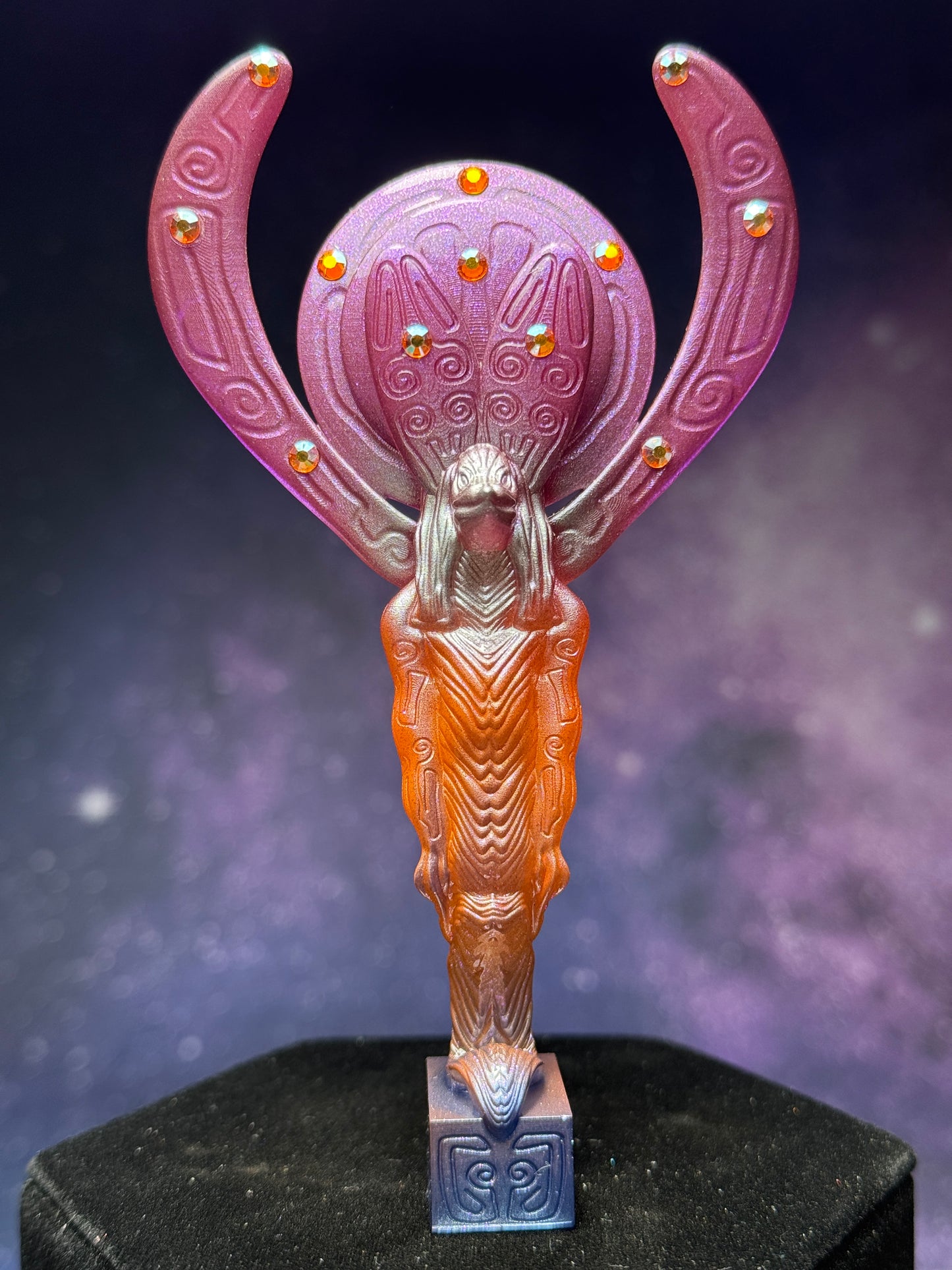 Ibis Serpent Mummy: Cosmic Sunset