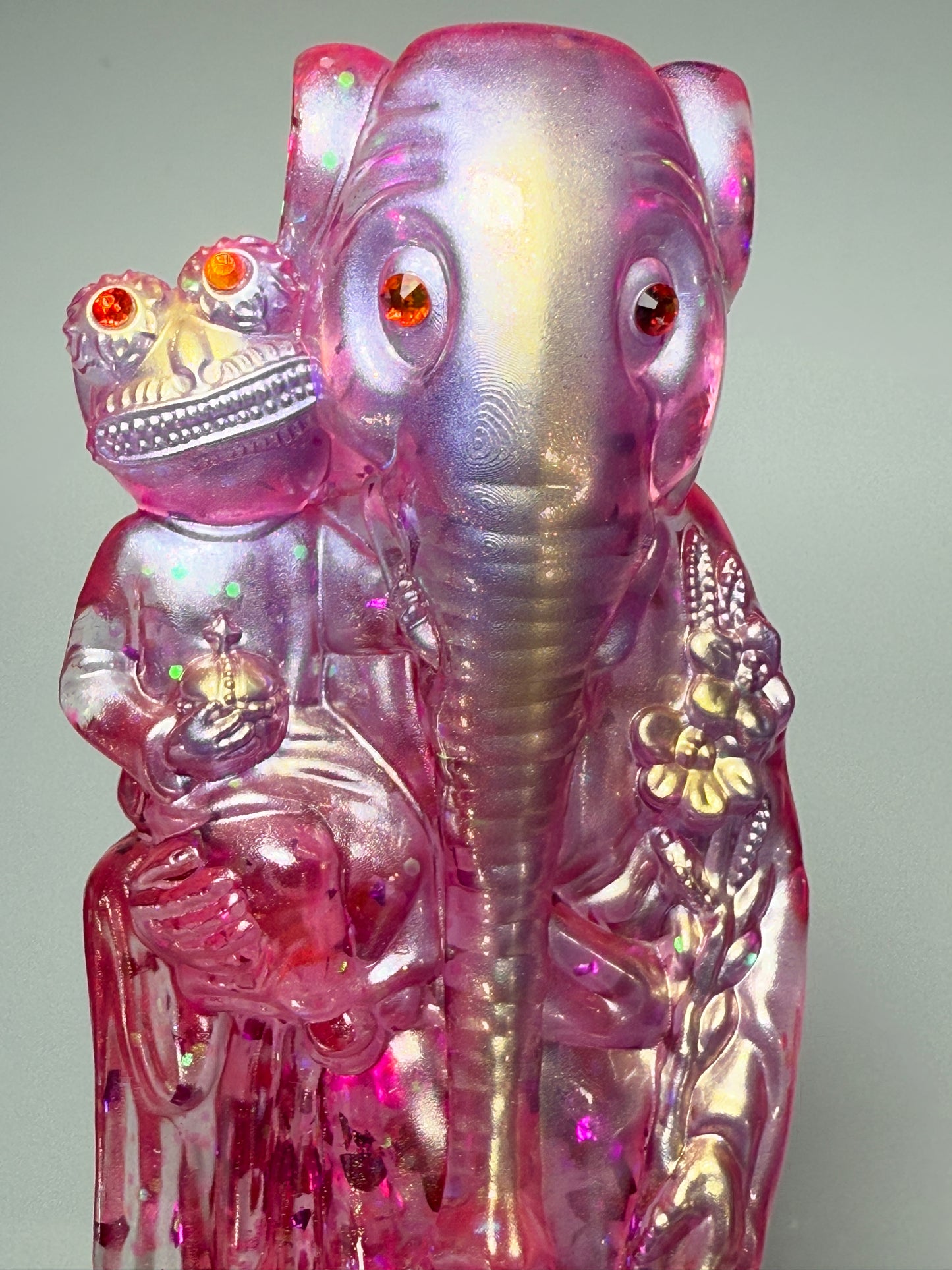 Elephant Joseph and Child: Lost with Pink